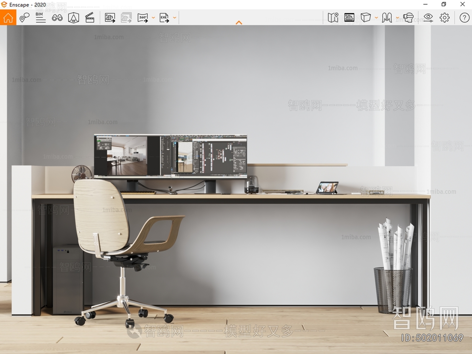 Modern Office Desk And Chair