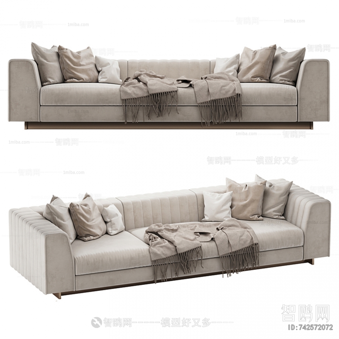 Modern Multi Person Sofa