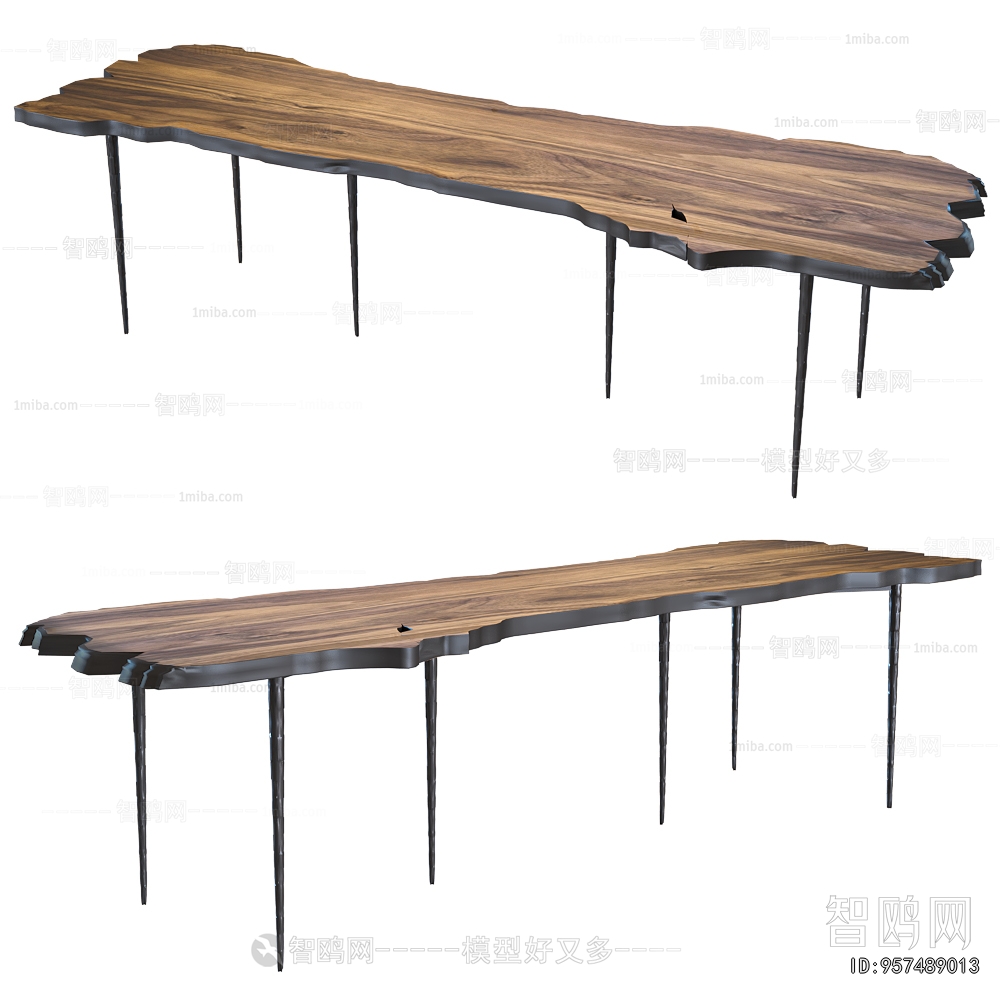 Wabi-sabi Style Dining Table