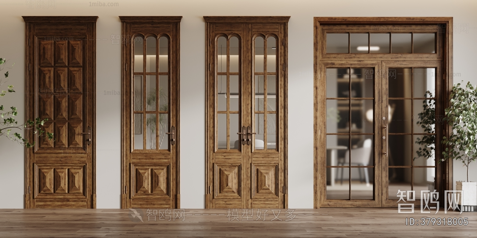 French Style Double Door