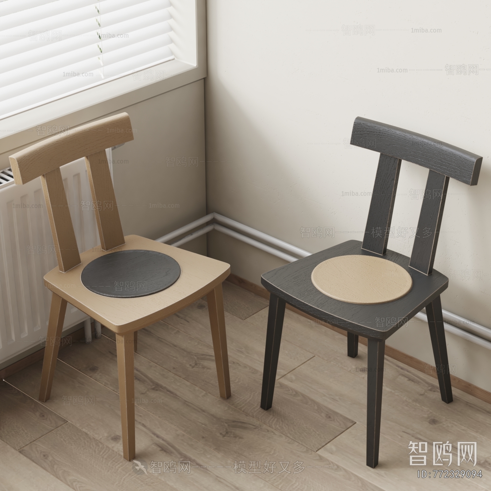 Japanese Style Single Chair