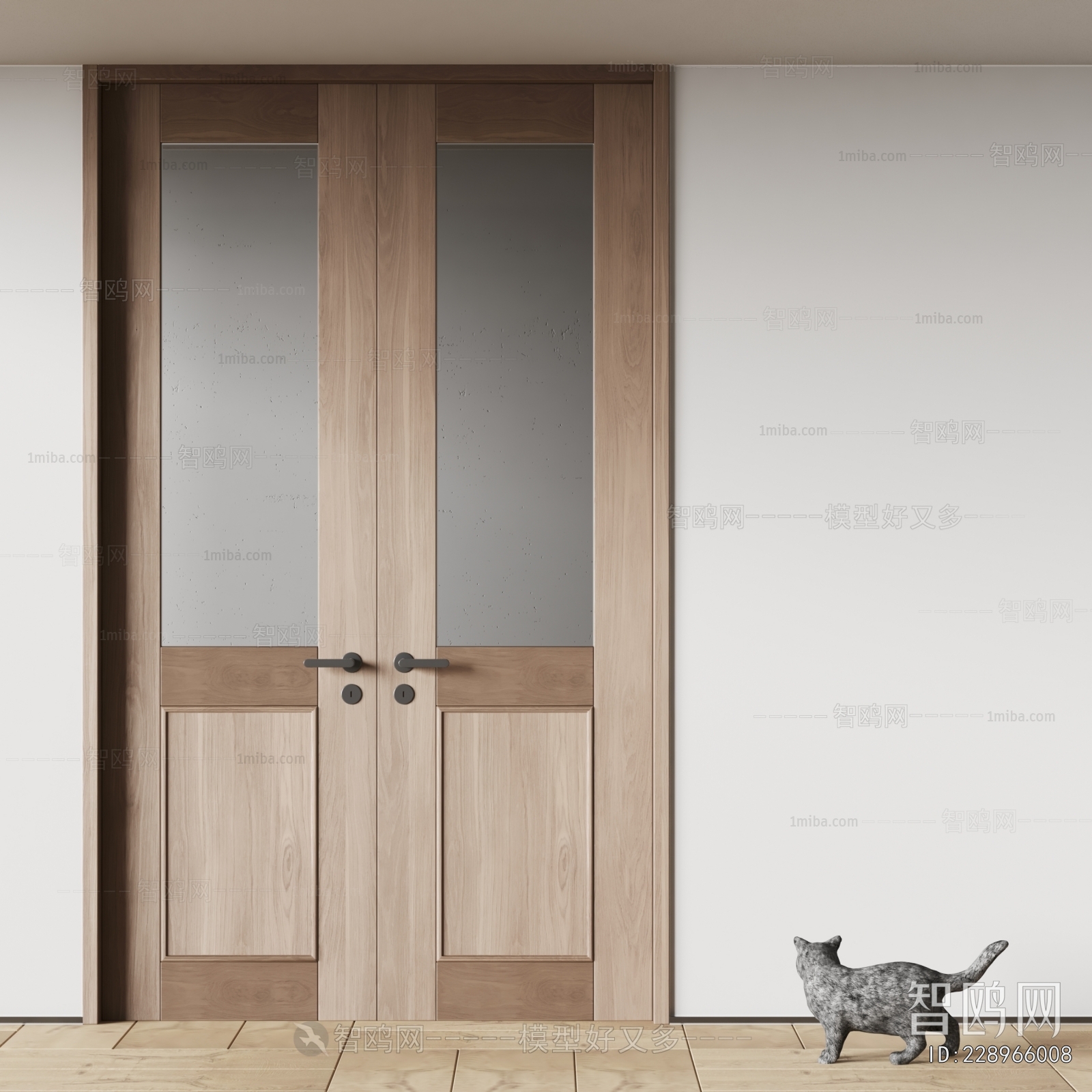 Modern Double Door