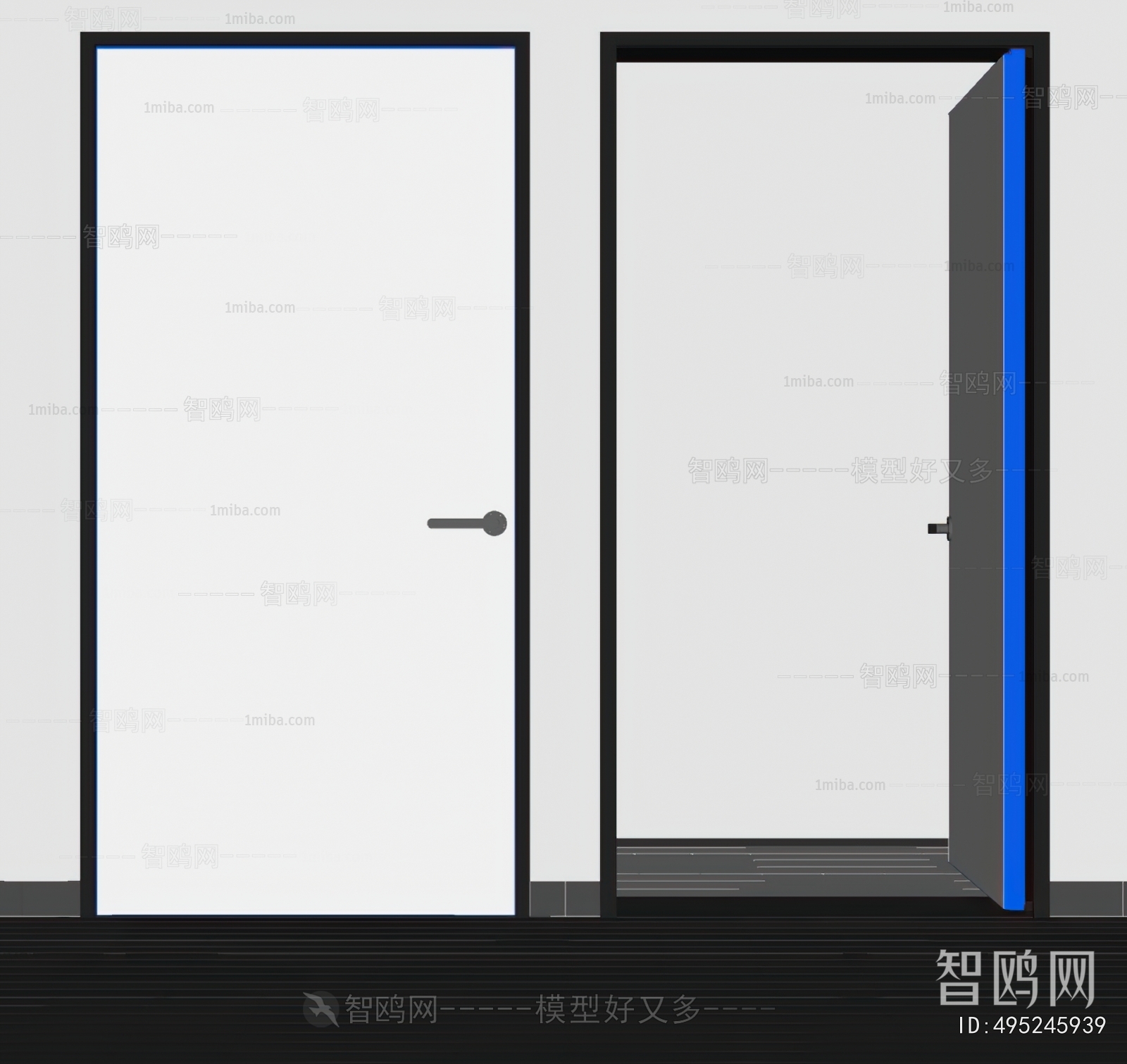 Modern Single Door