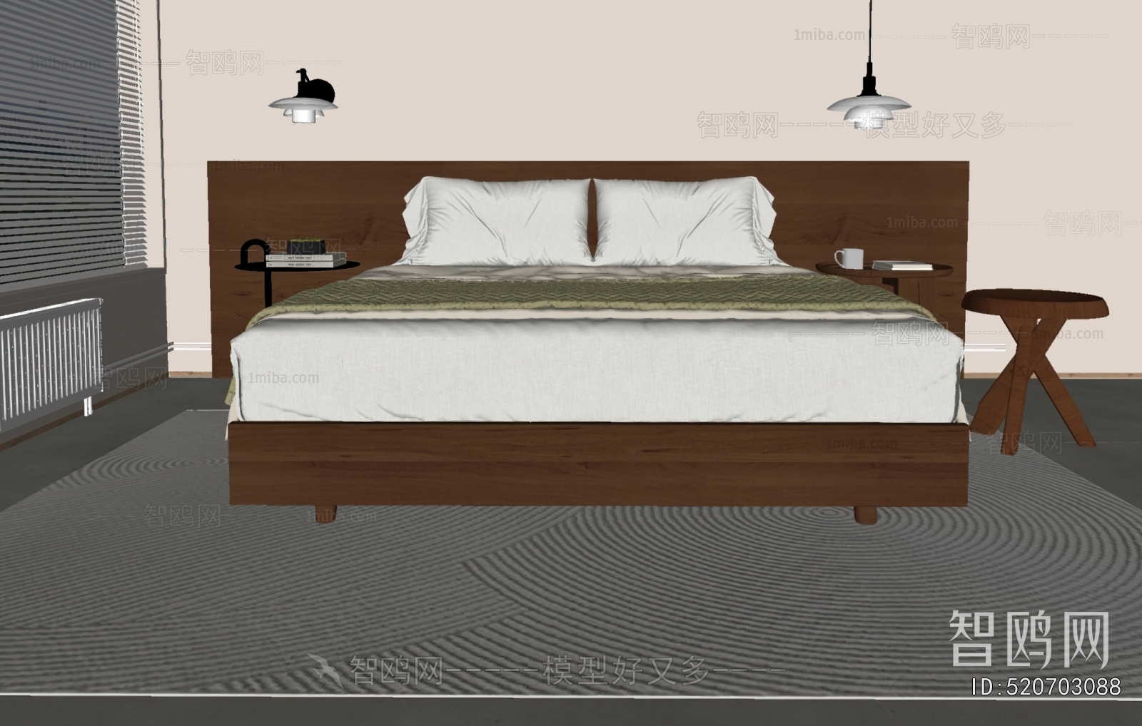 Modern Double Bed