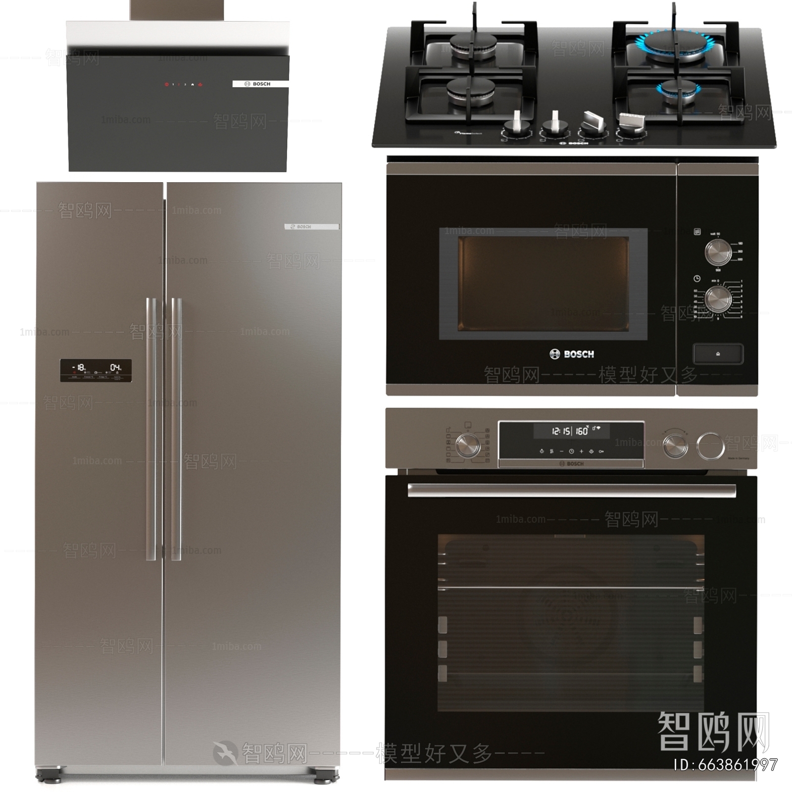 Modern Electric Kitchen Appliances