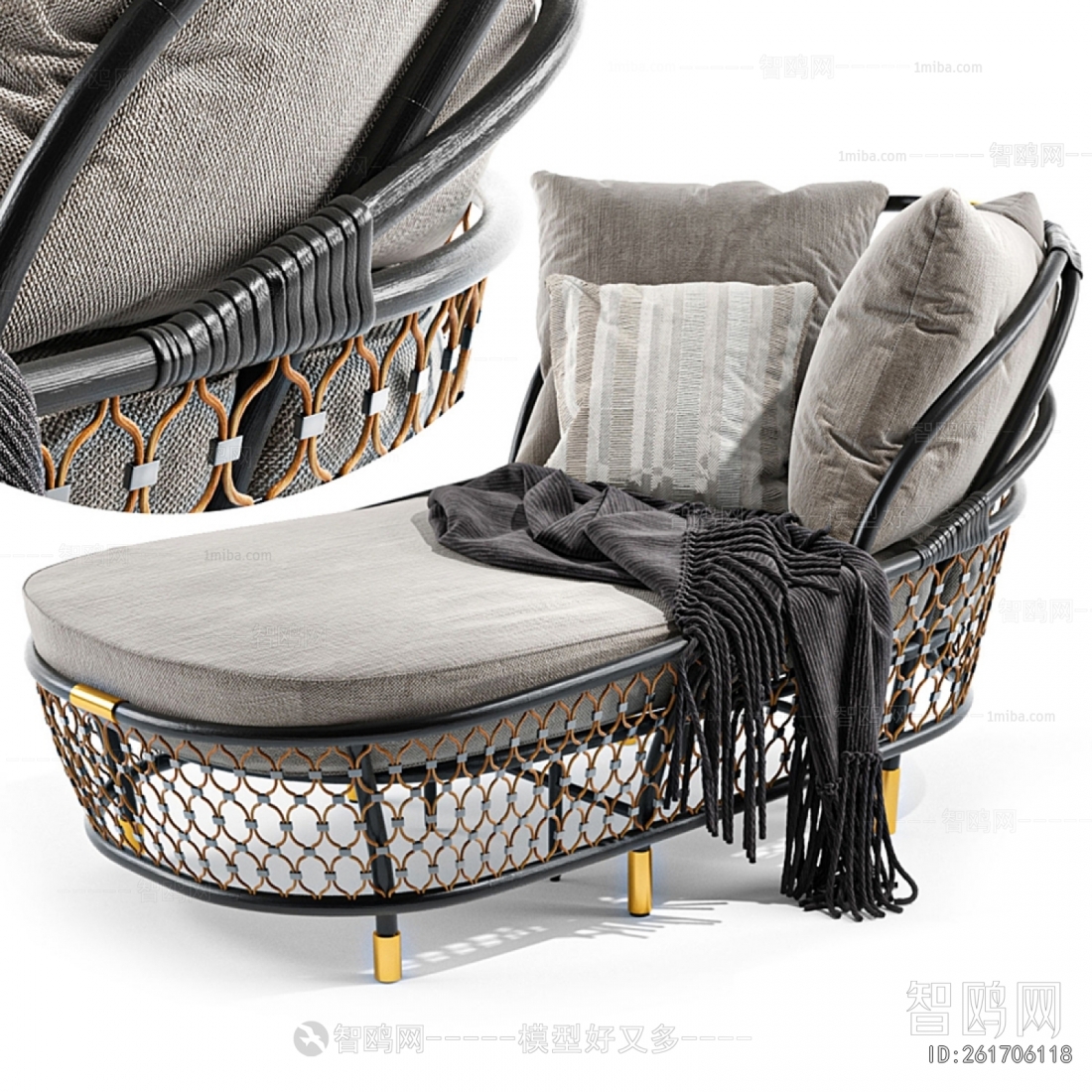 Modern Noble Concubine Chair