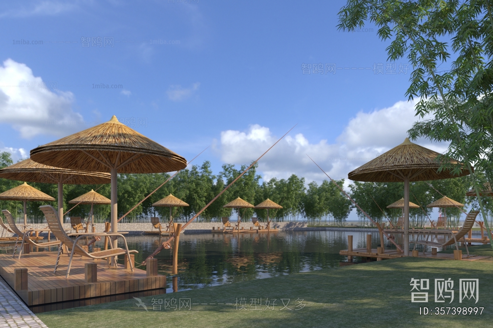 Modern Park Landscape