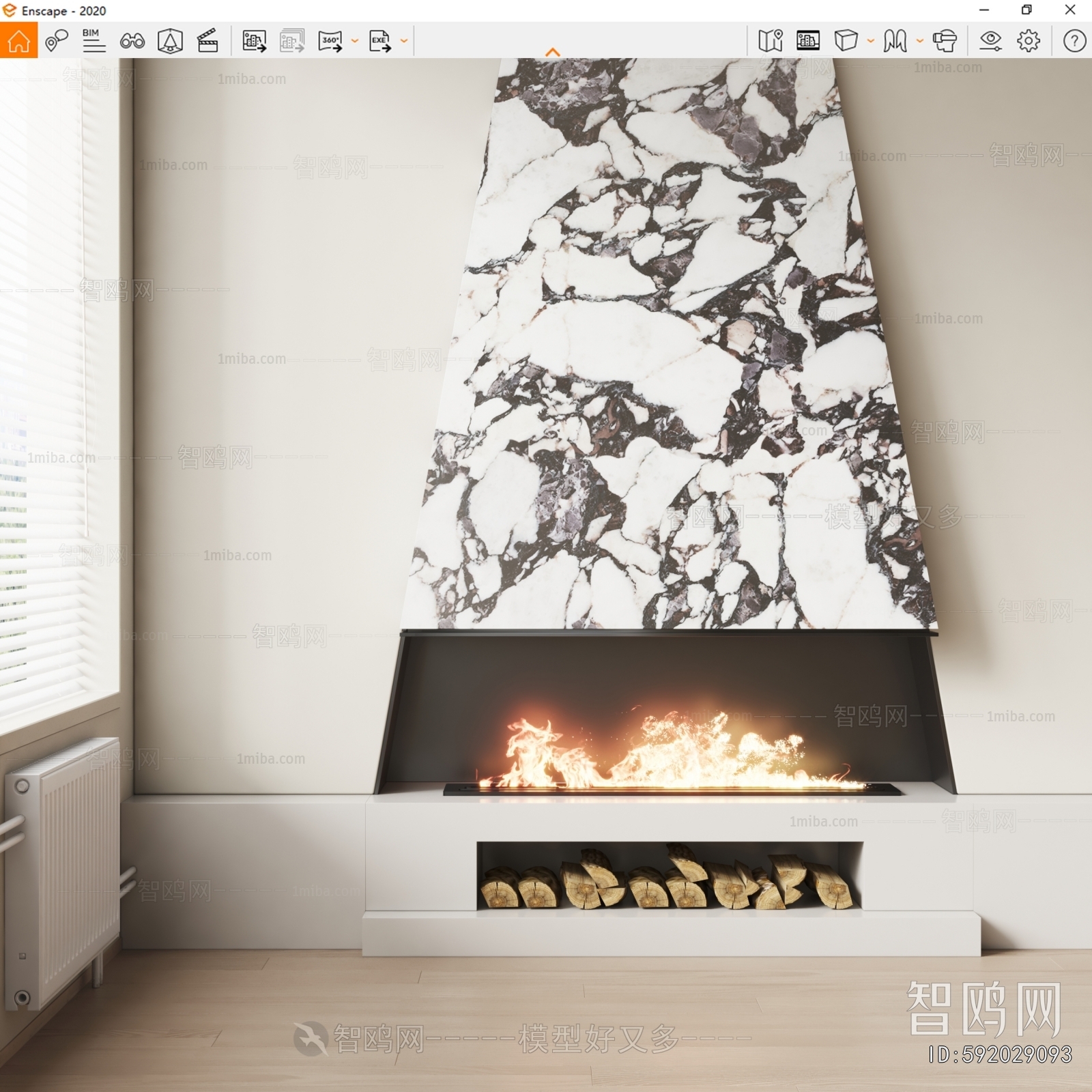 Modern Fireplace