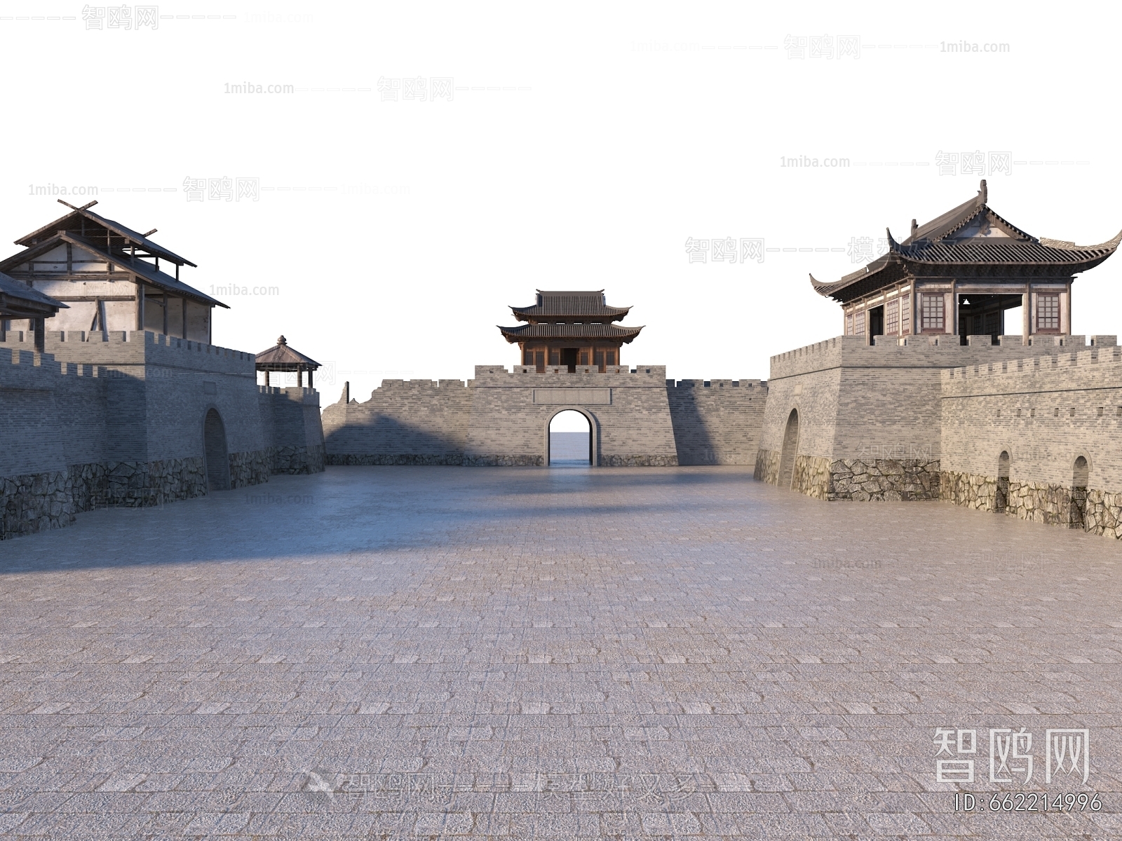 Chinese Style Ancient Architectural Buildings