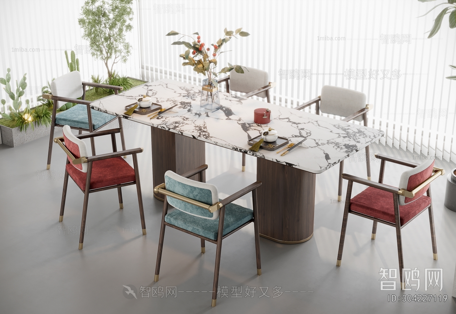 New Chinese Style Dining Table And Chairs