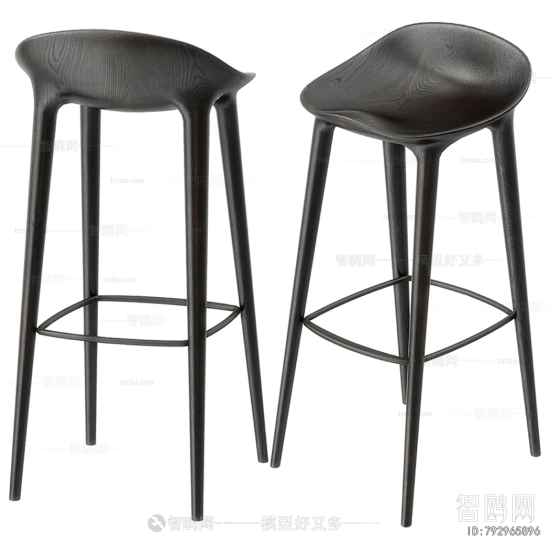 Nordic Style Bar Stool