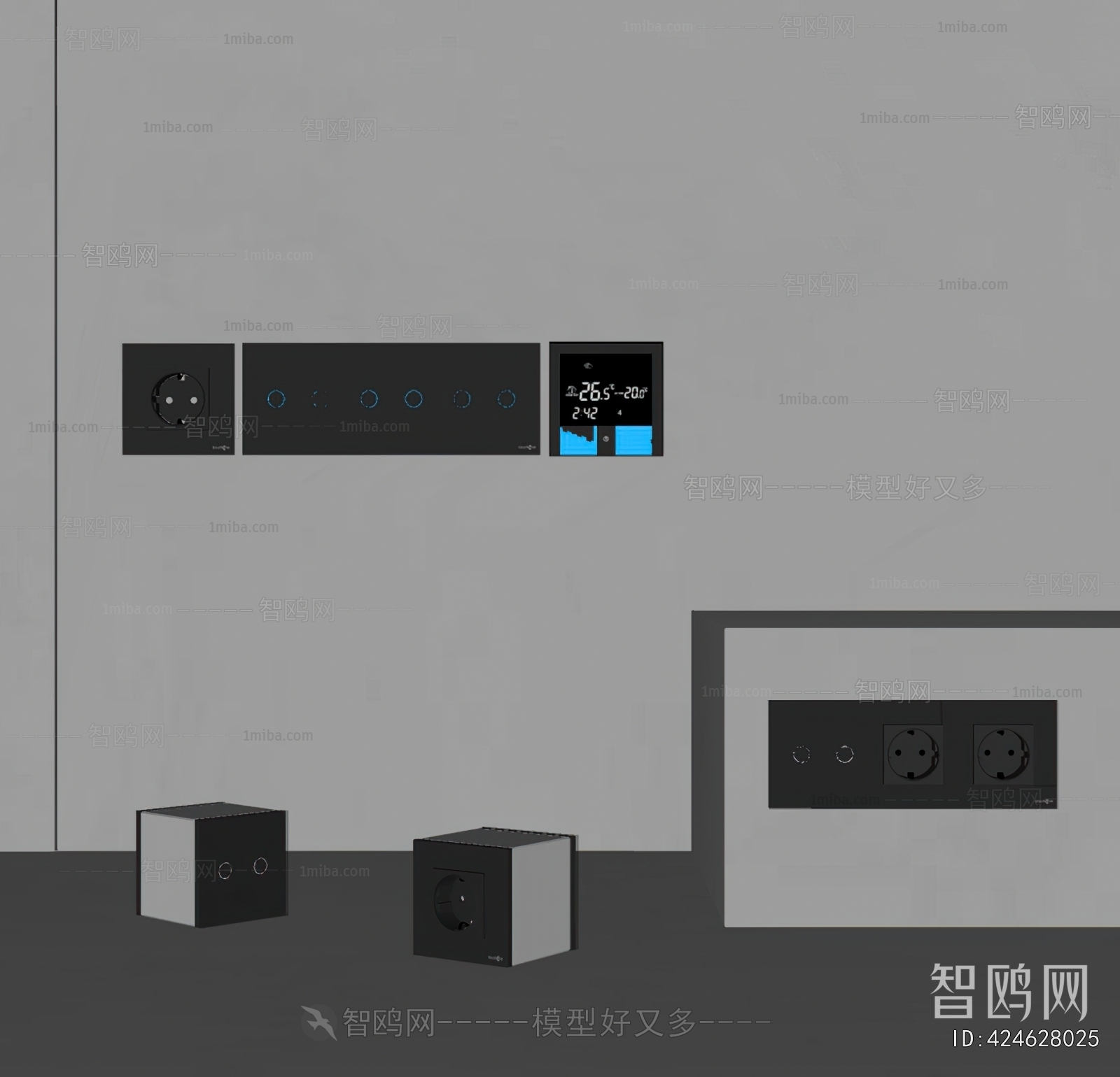 Modern Switch Socket Panel