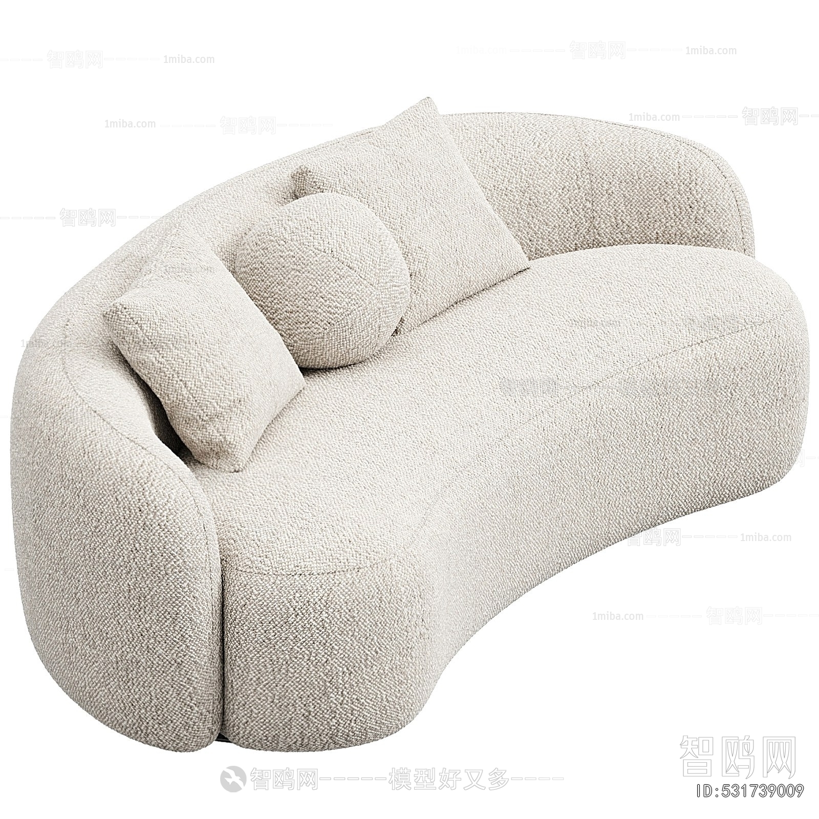 Modern Curved Sofa