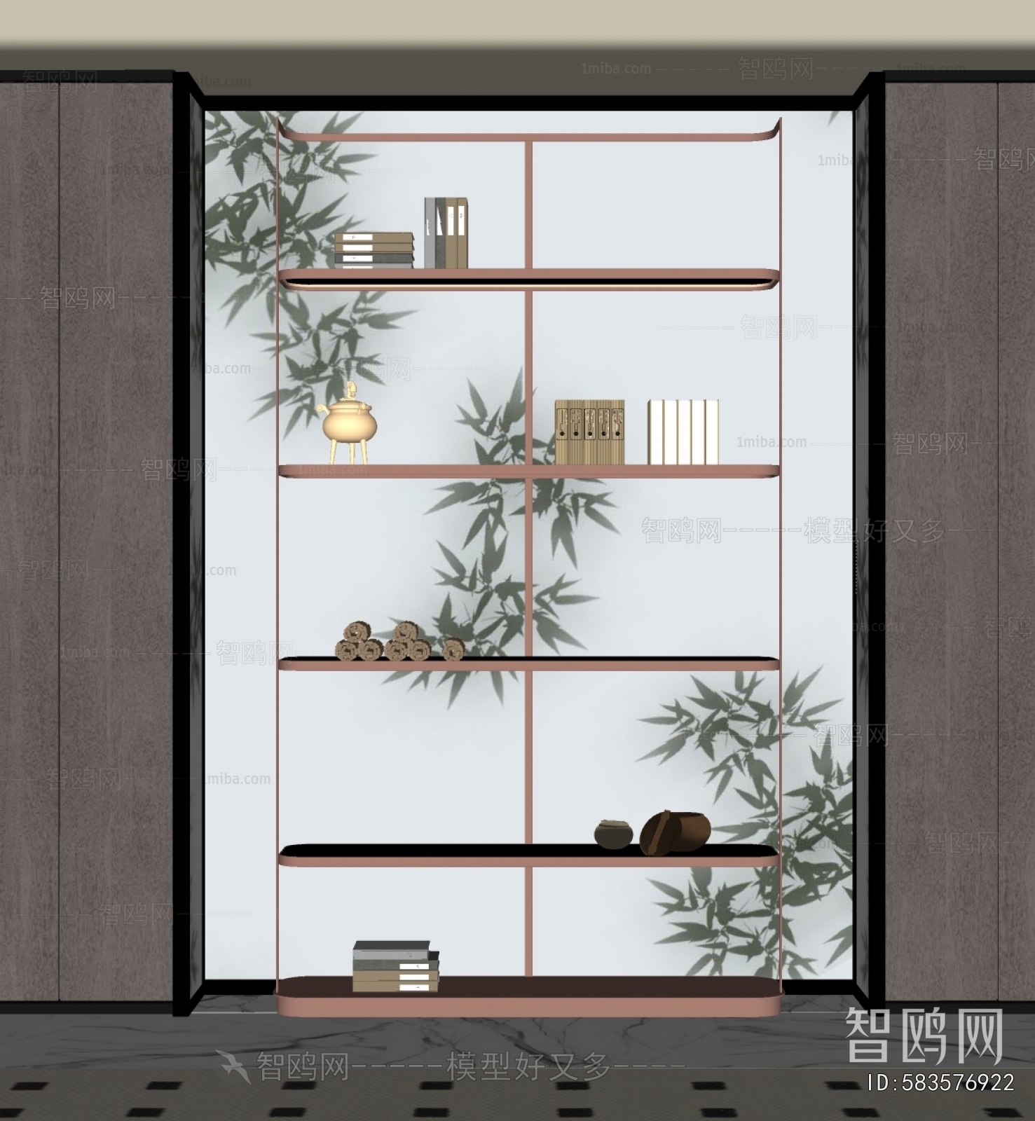 New Chinese Style Bookshelf