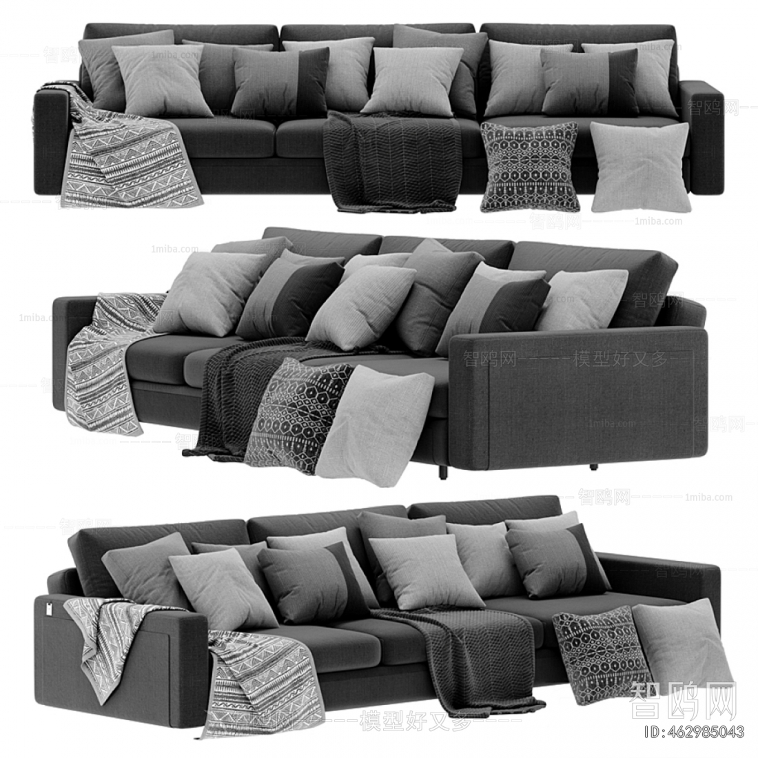 Modern Multi Person Sofa