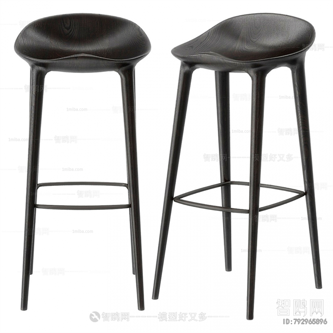 Nordic Style Bar Stool