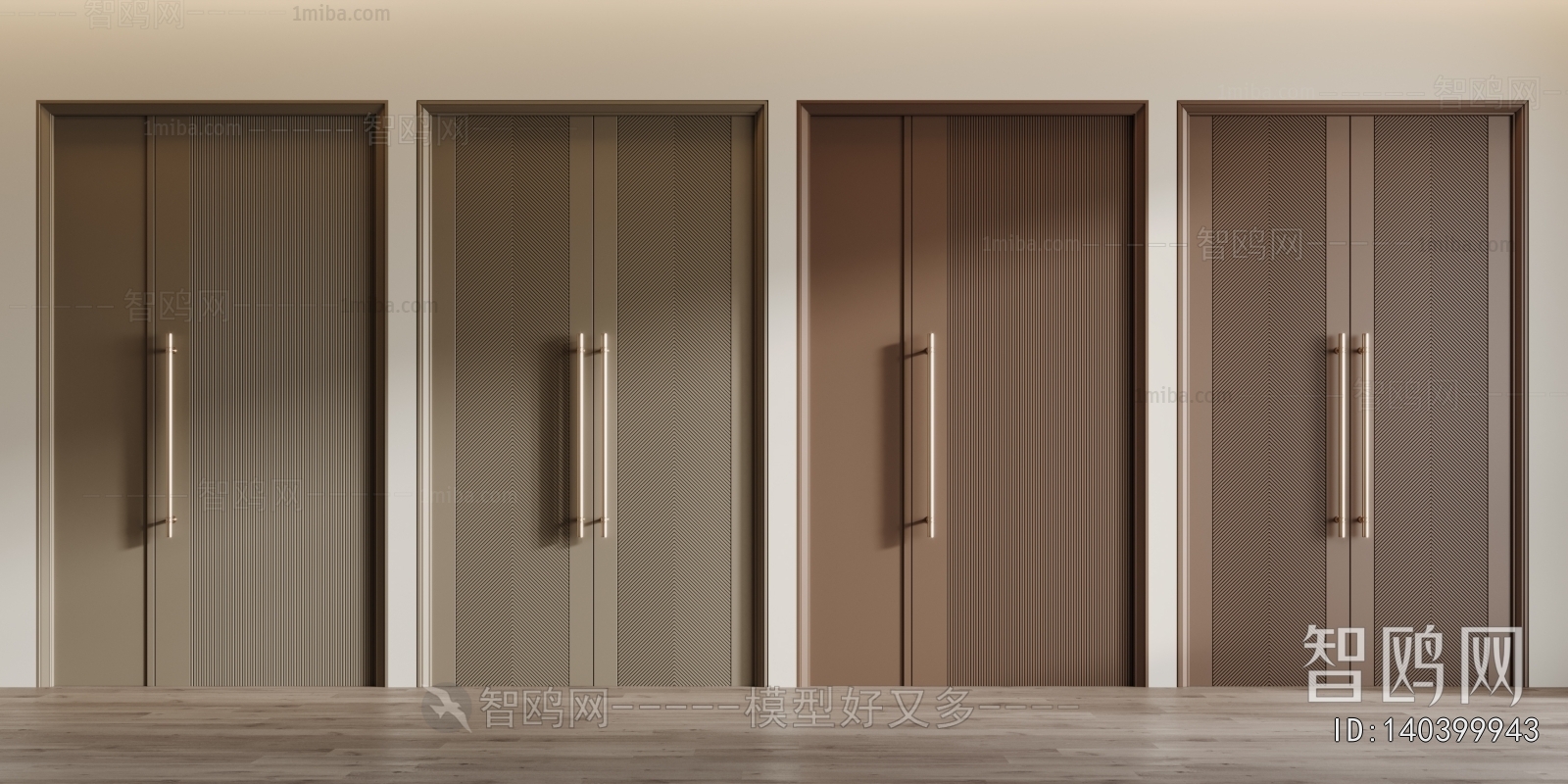 Modern Double Door