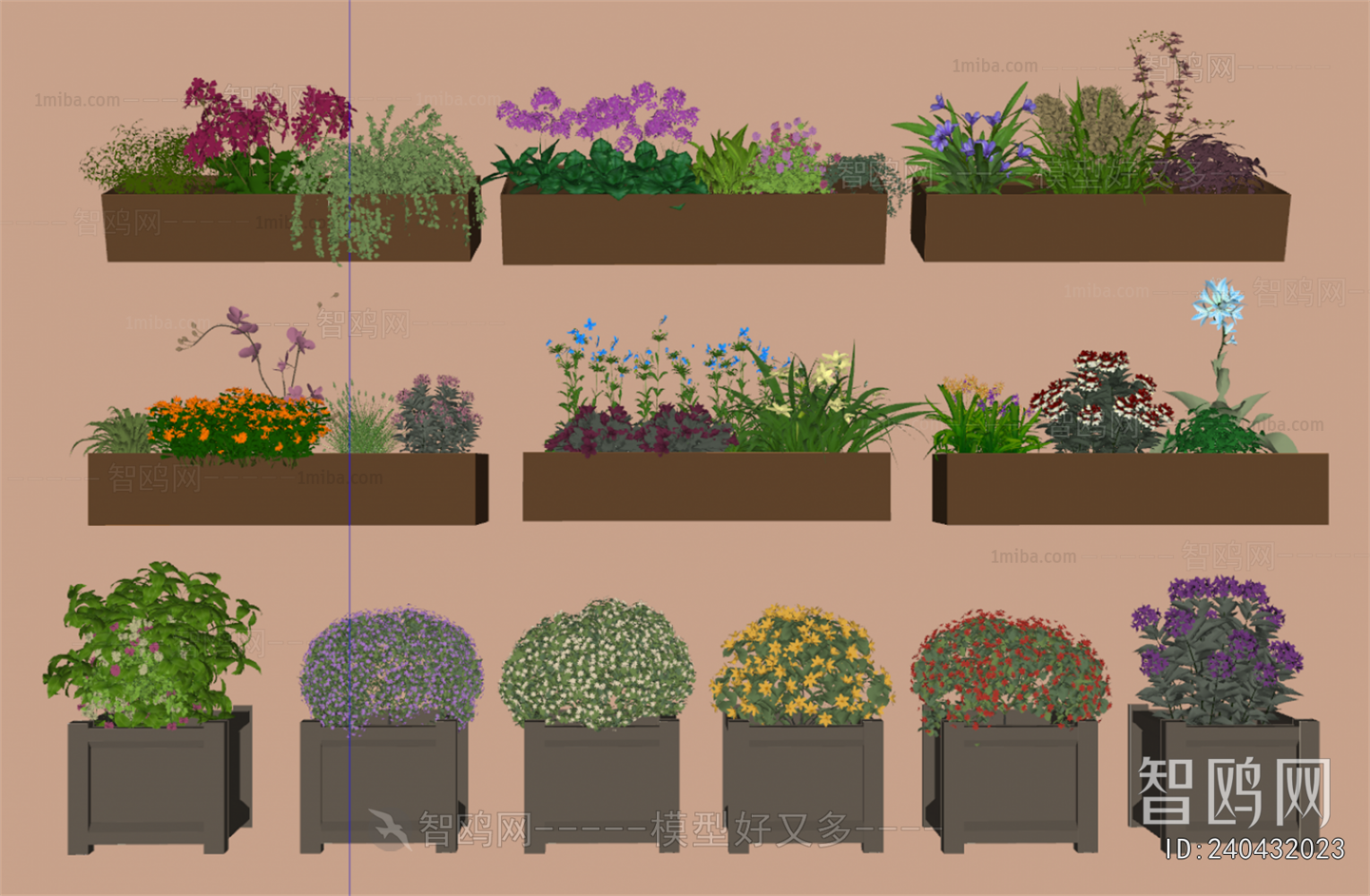 Modern Flower Bed, Flower Bowl, Flower Box