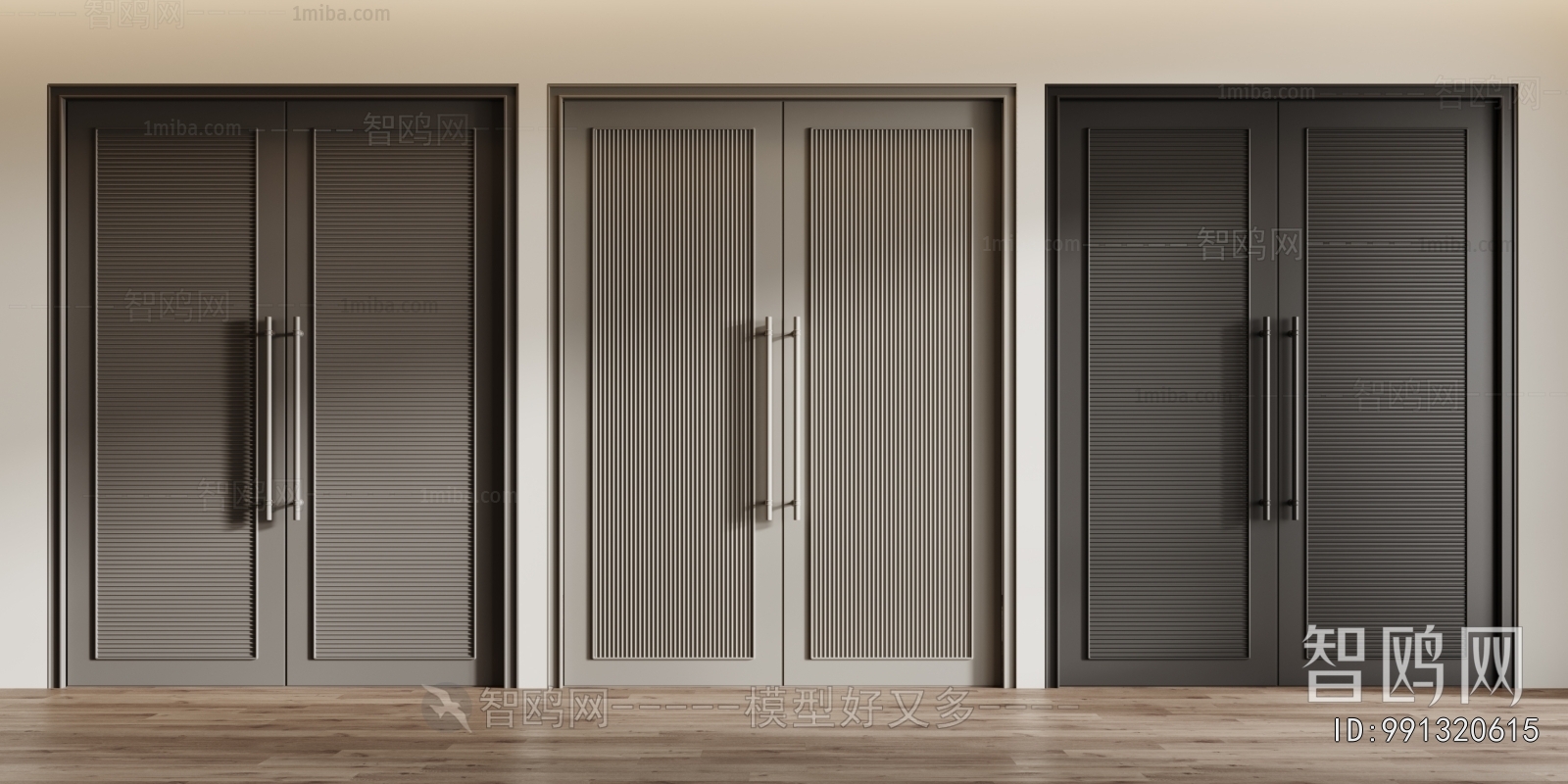 Modern Double Door