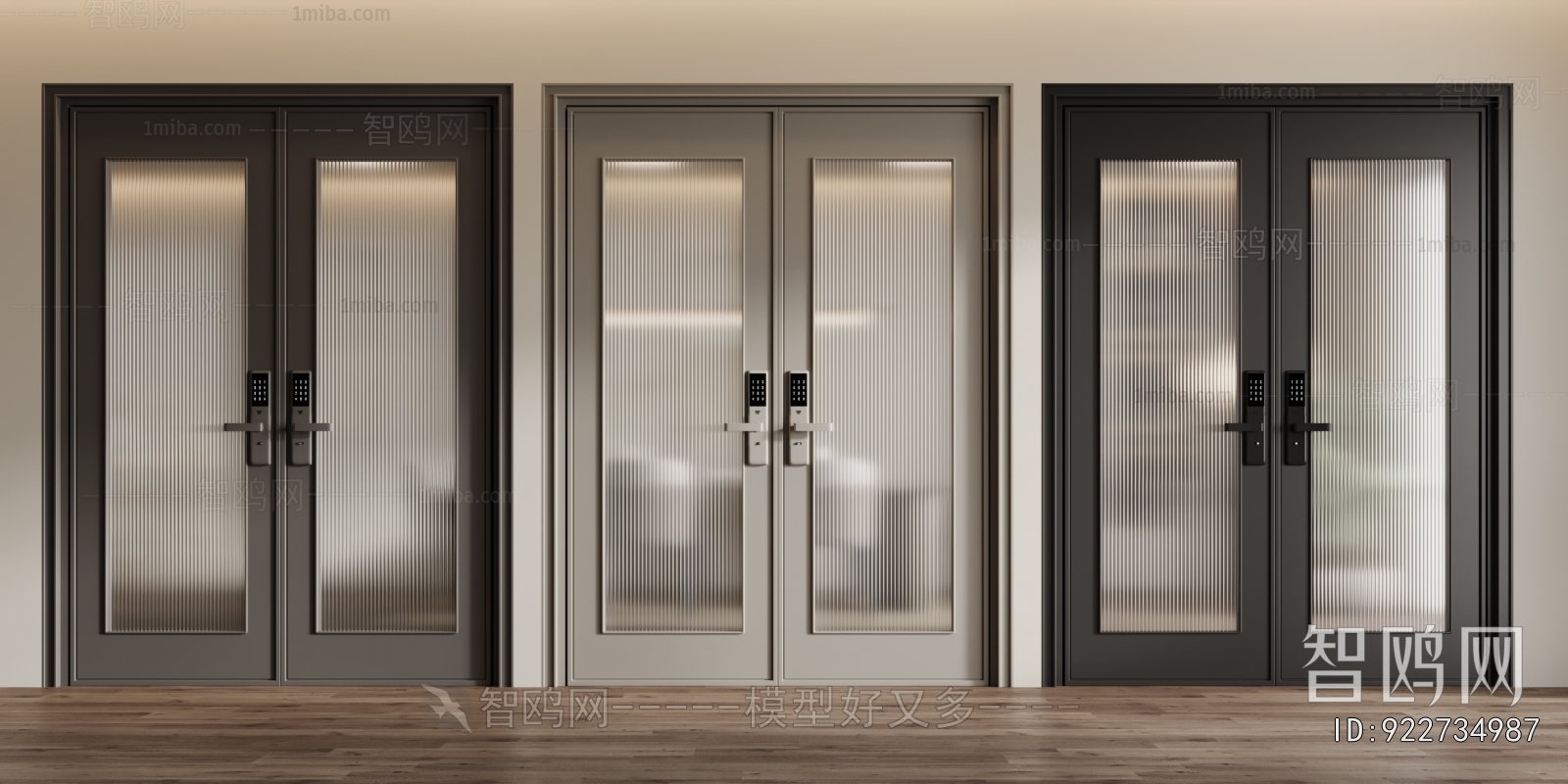 Modern Double Door