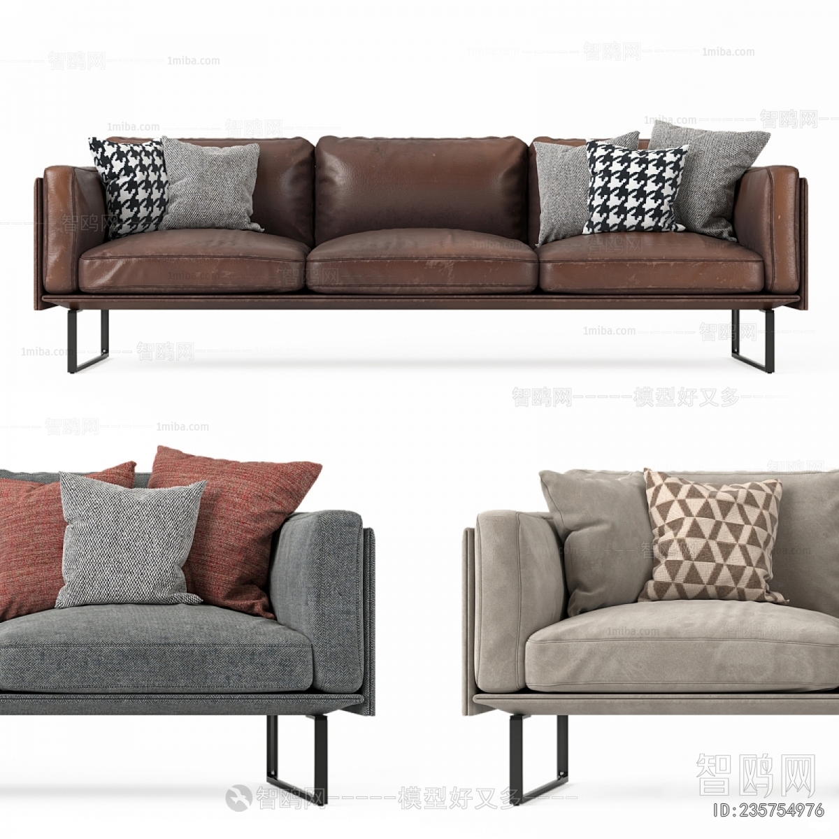 Modern Multi Person Sofa