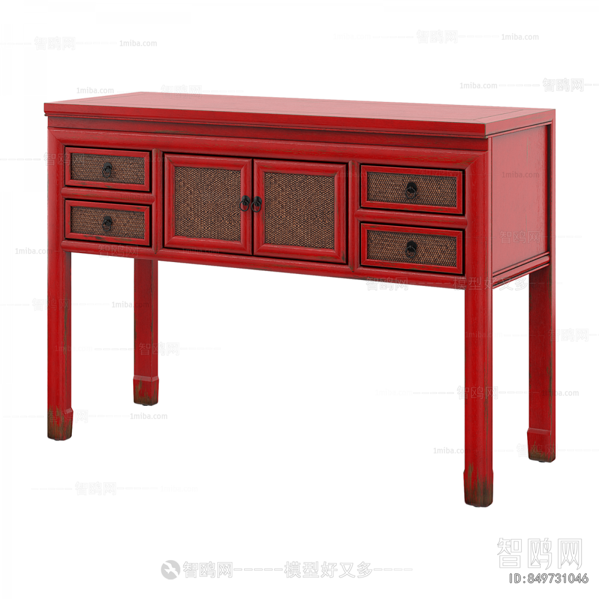 New Chinese Style Decorative Cabinet