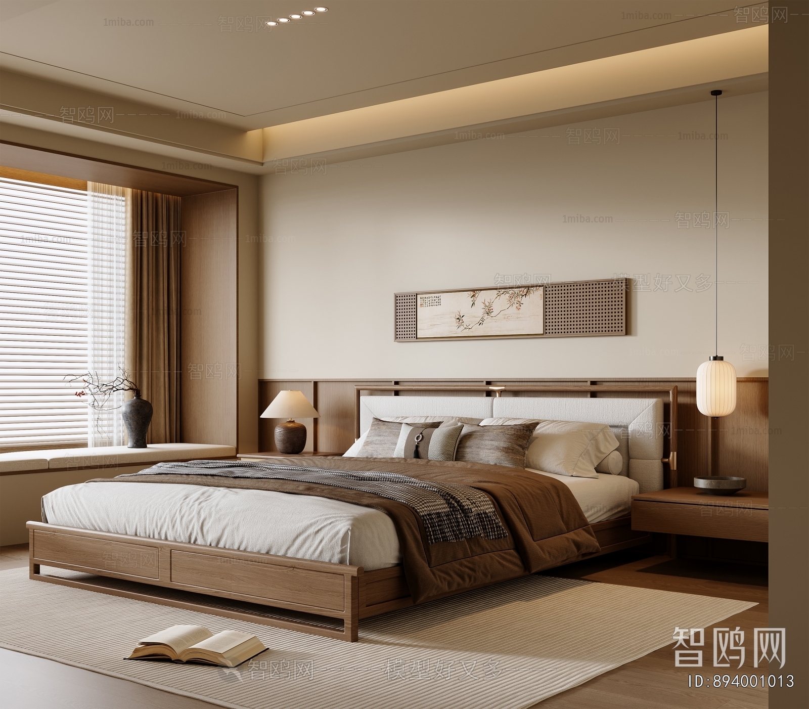 New Chinese Style Bedroom