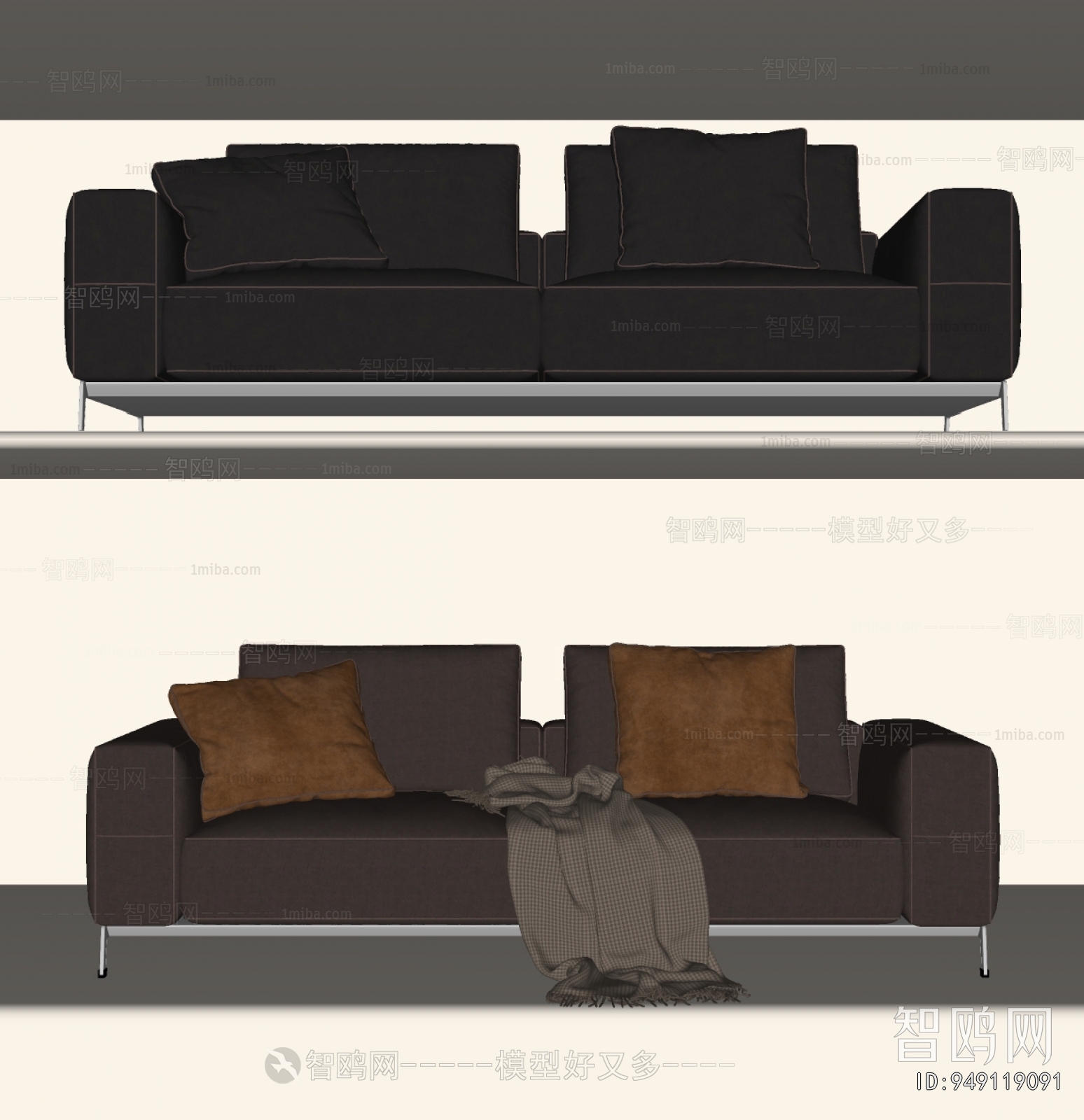 Modern Multi Person Sofa