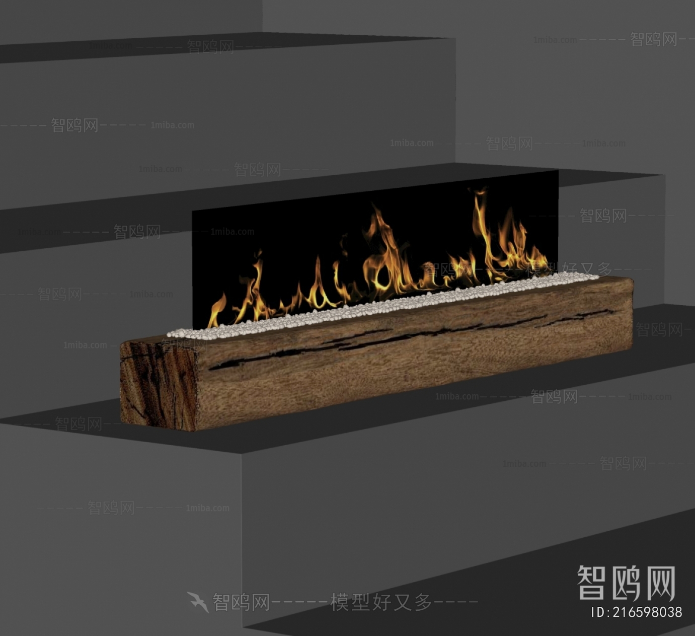 Modern Electronic Fireplace