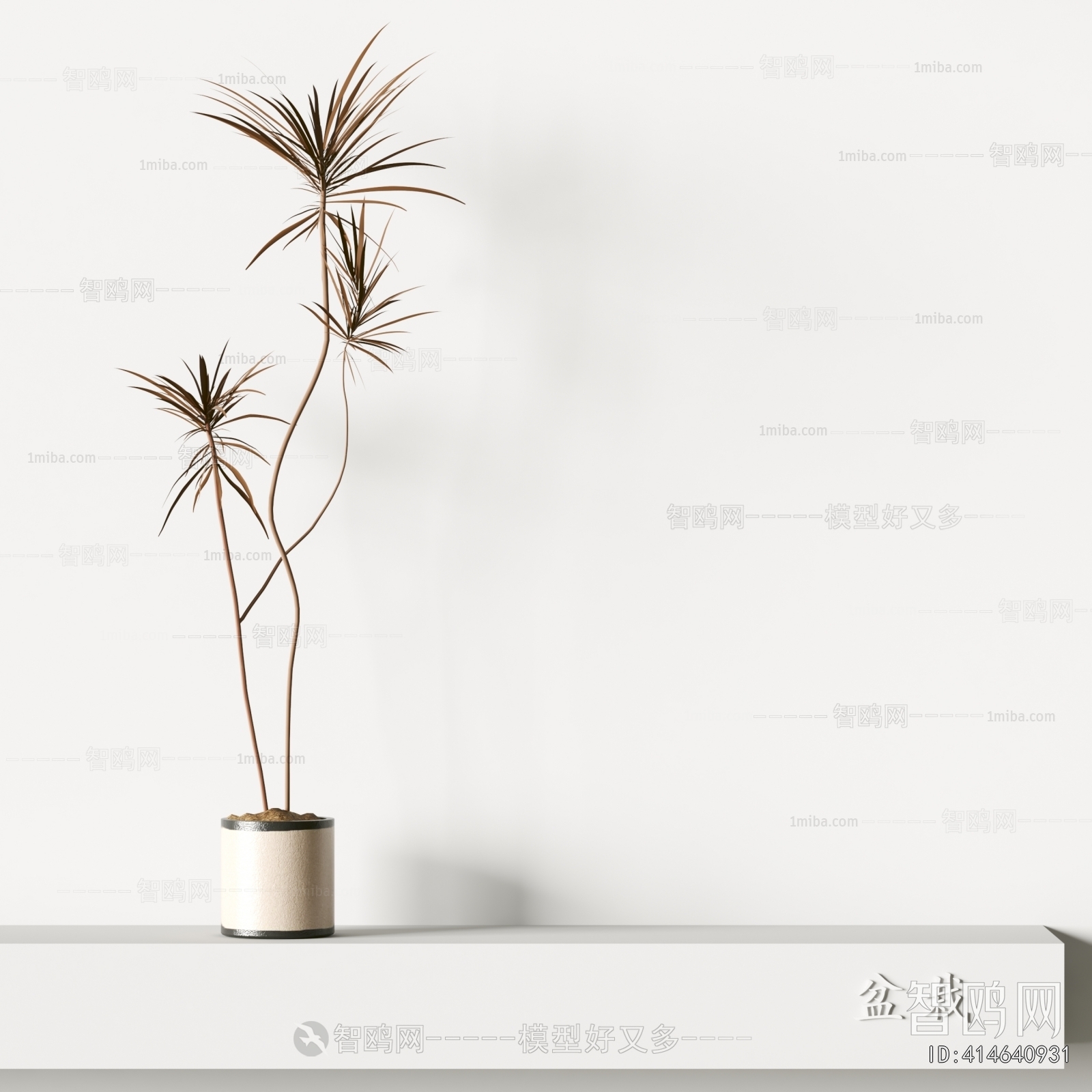 Modern Ground Green Plant Potted Plants