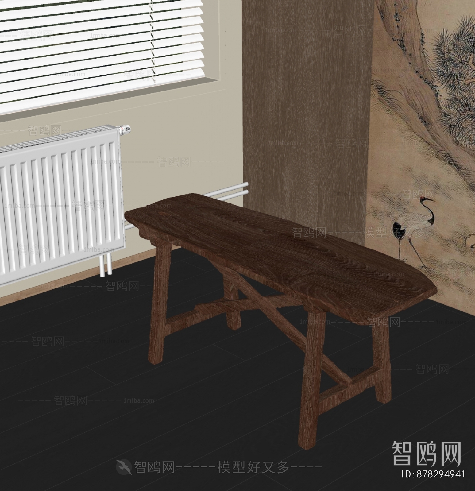 Wabi-sabi Style Bench