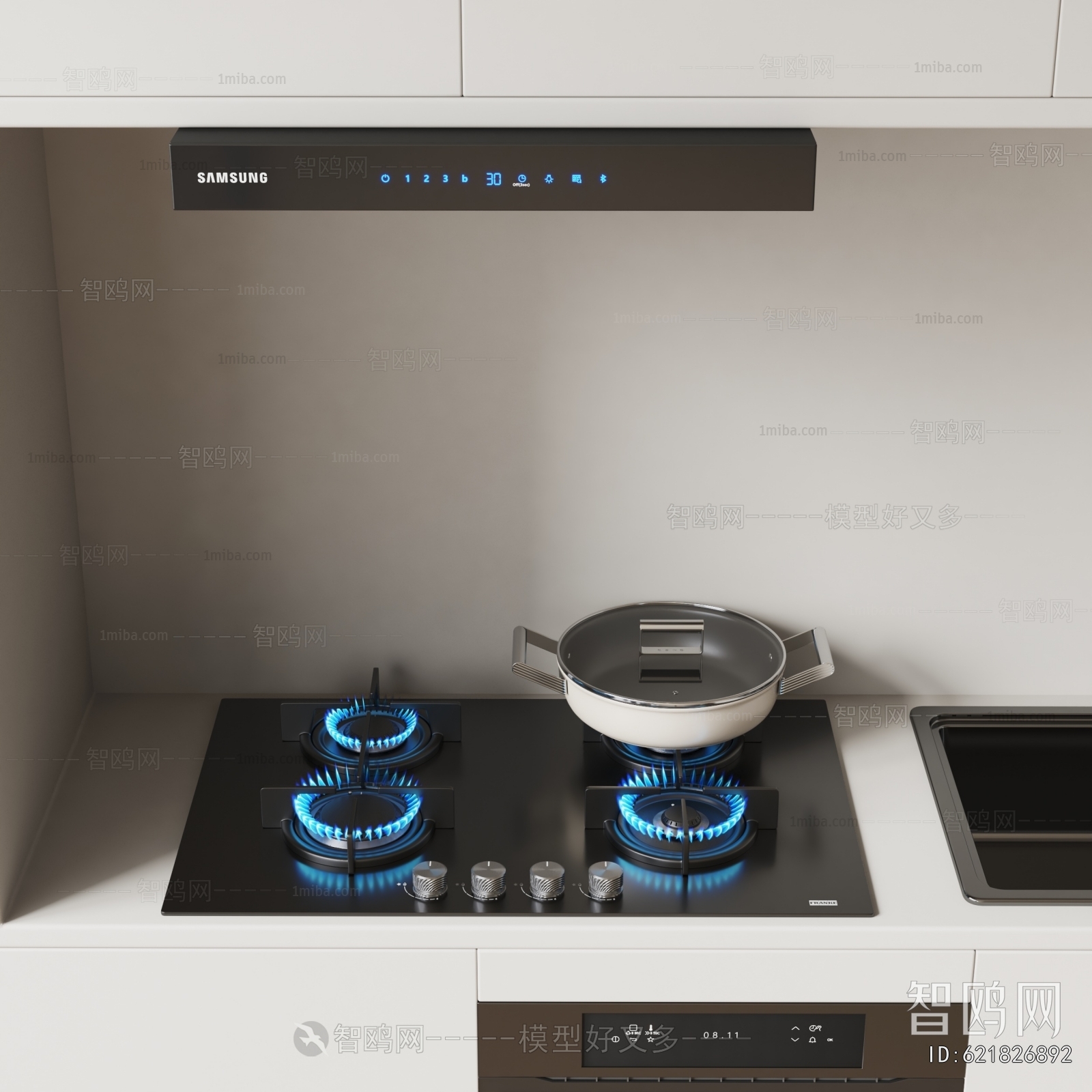 Modern Kitchen Electric Gas Range