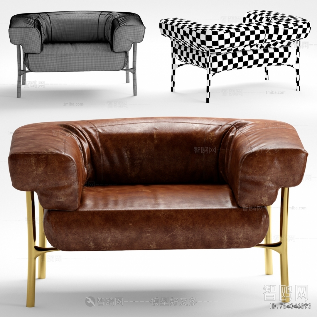 French Style Single Sofa