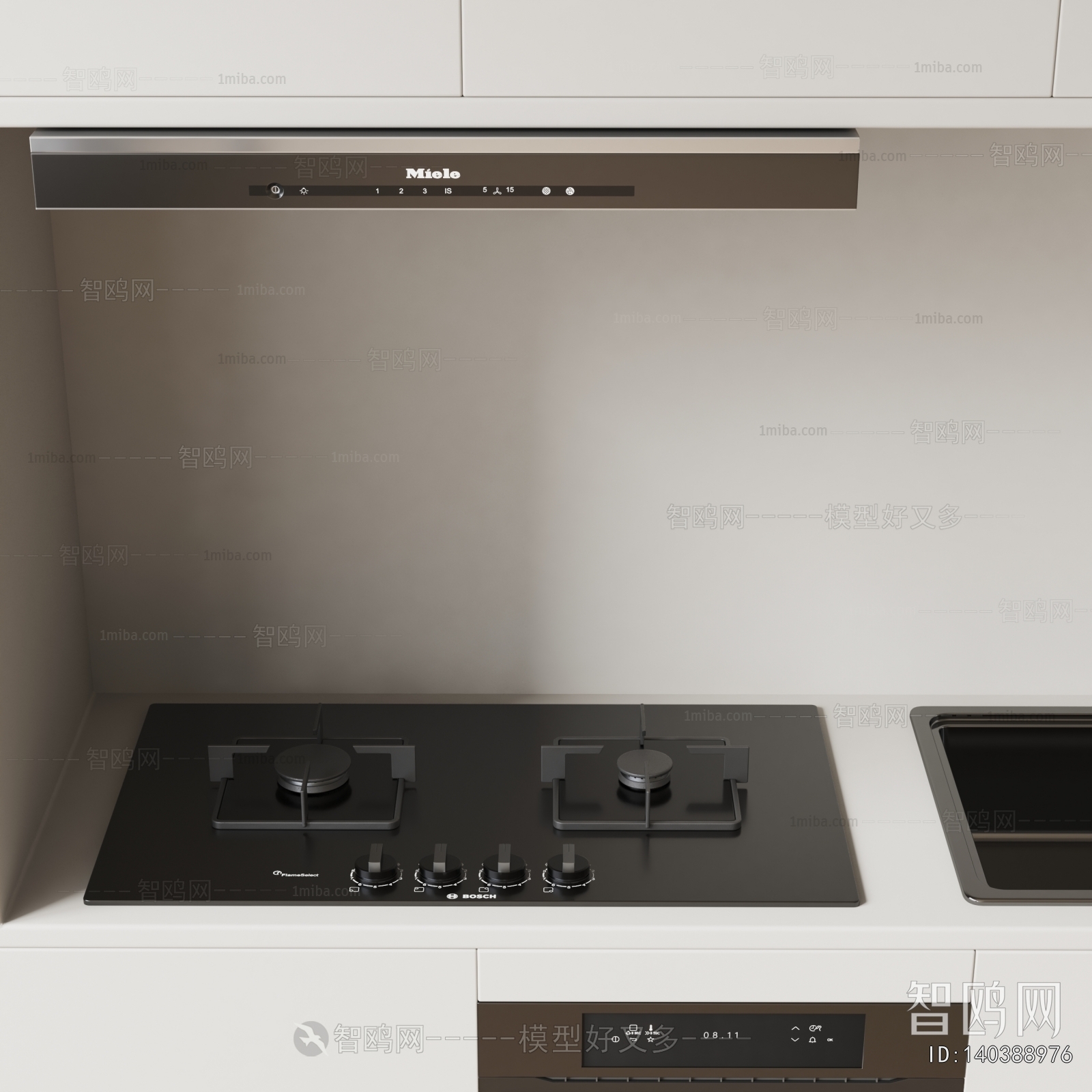 Modern Kitchen Electric Gas Range