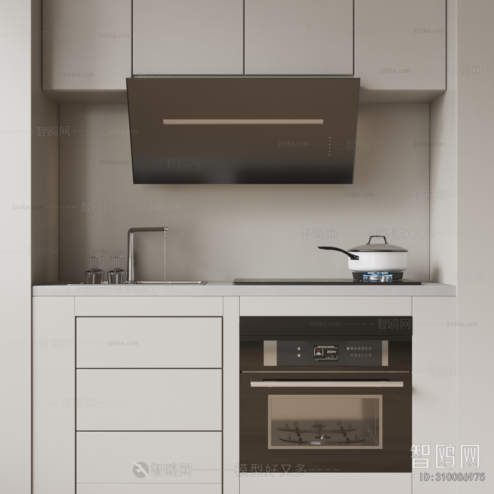 Modern Kitchen Electric Gas Range