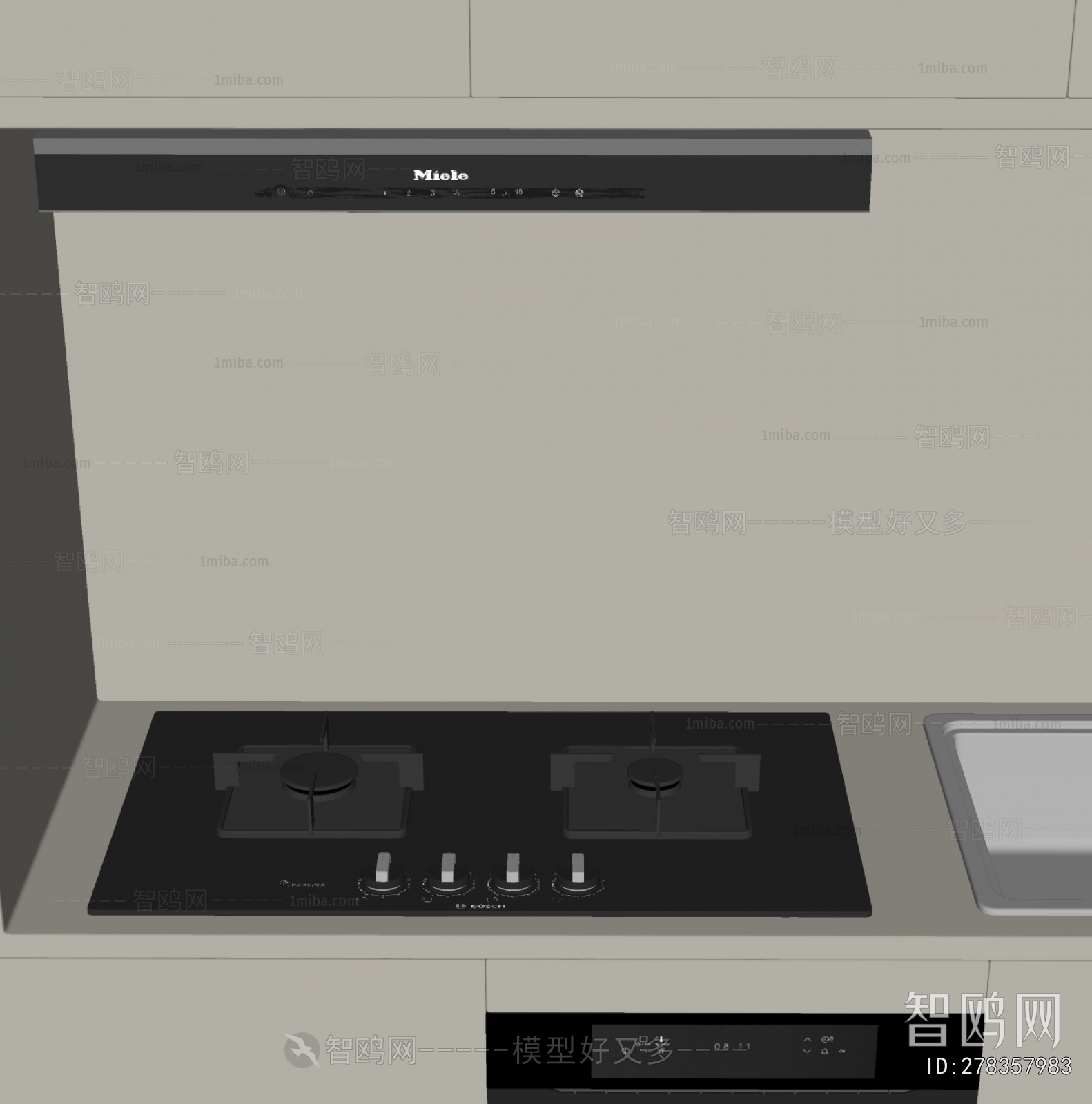 Modern Kitchen Electric Gas Range