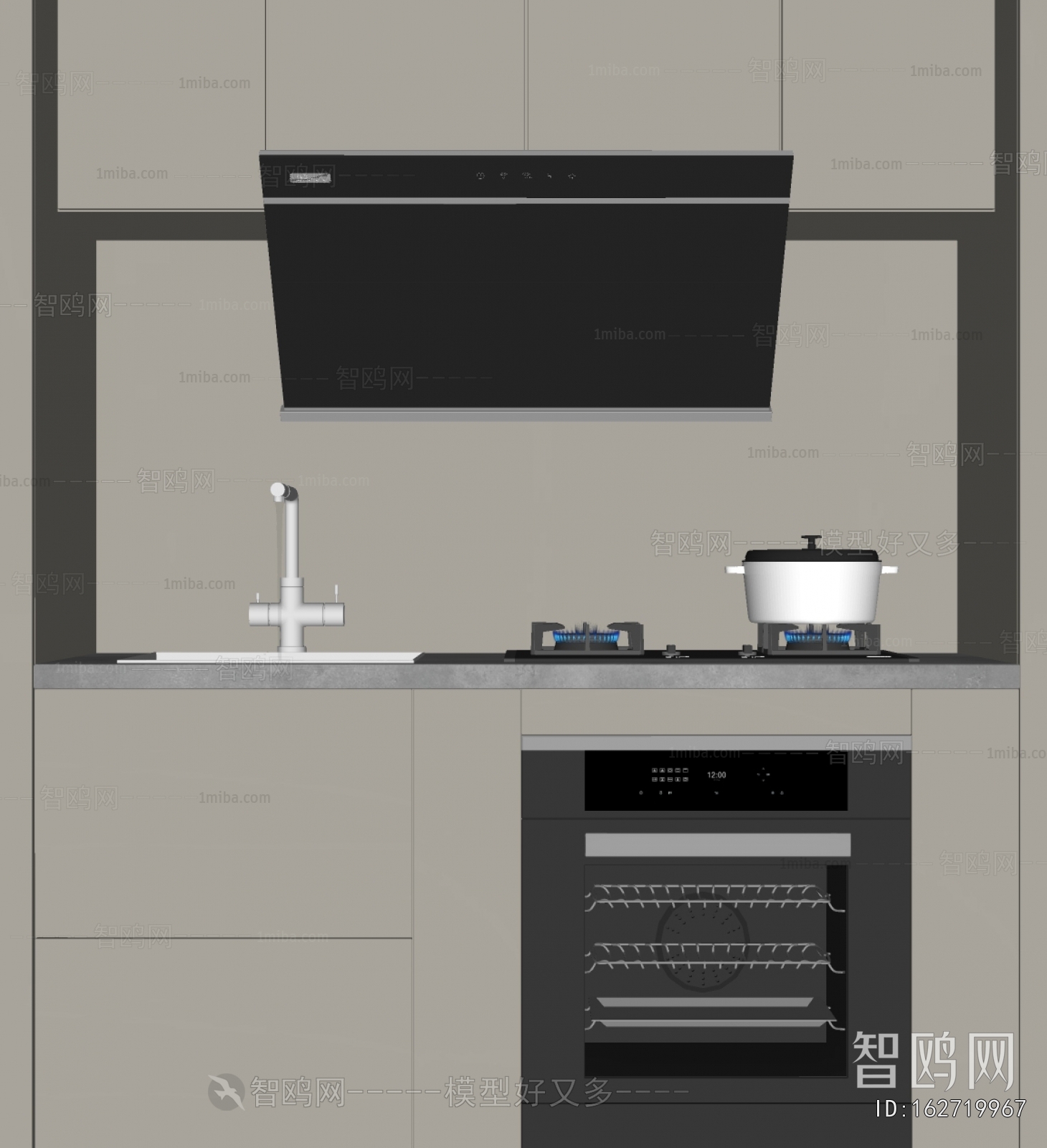 Modern Kitchen Electric Gas Range