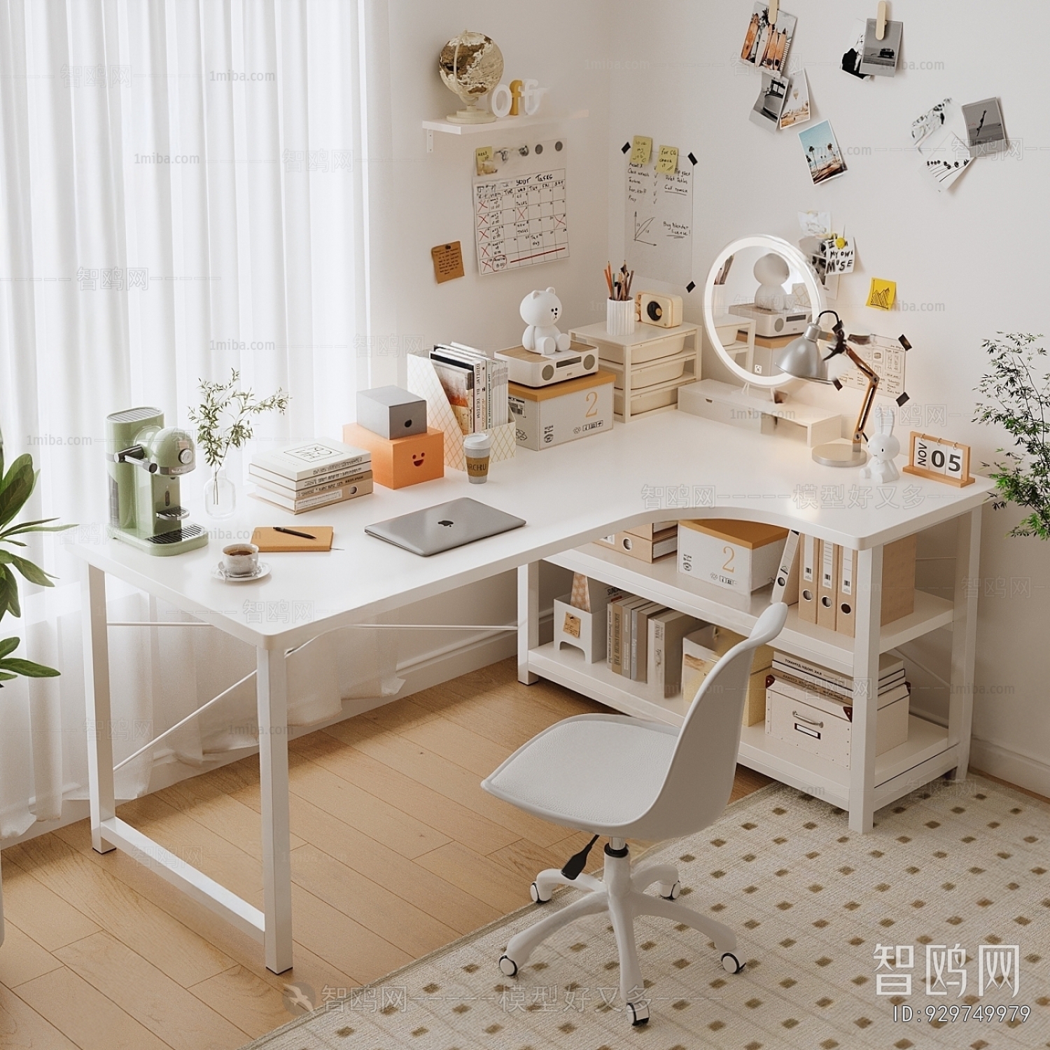 Modern Computer Desk And Chair