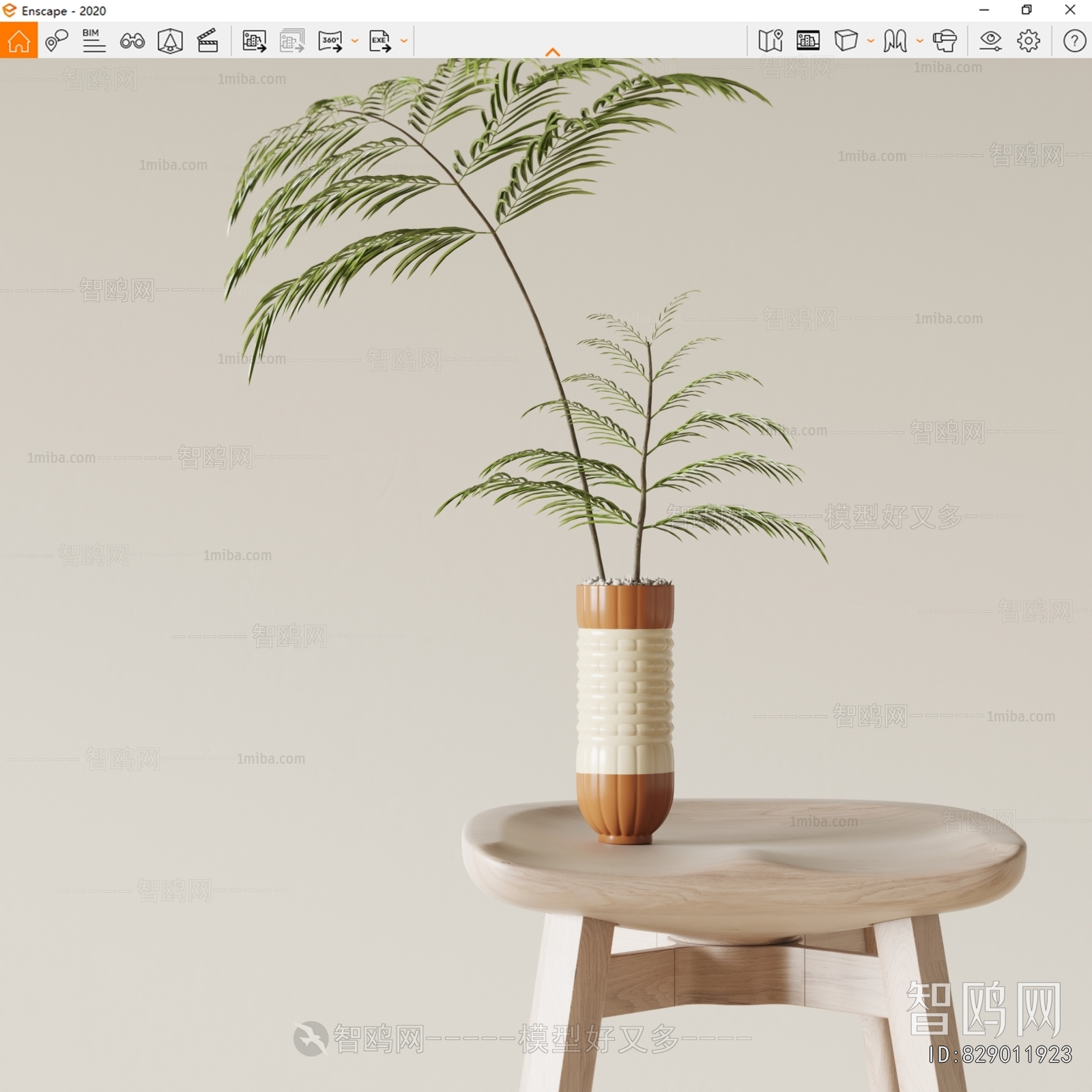 Modern Desktop Plant