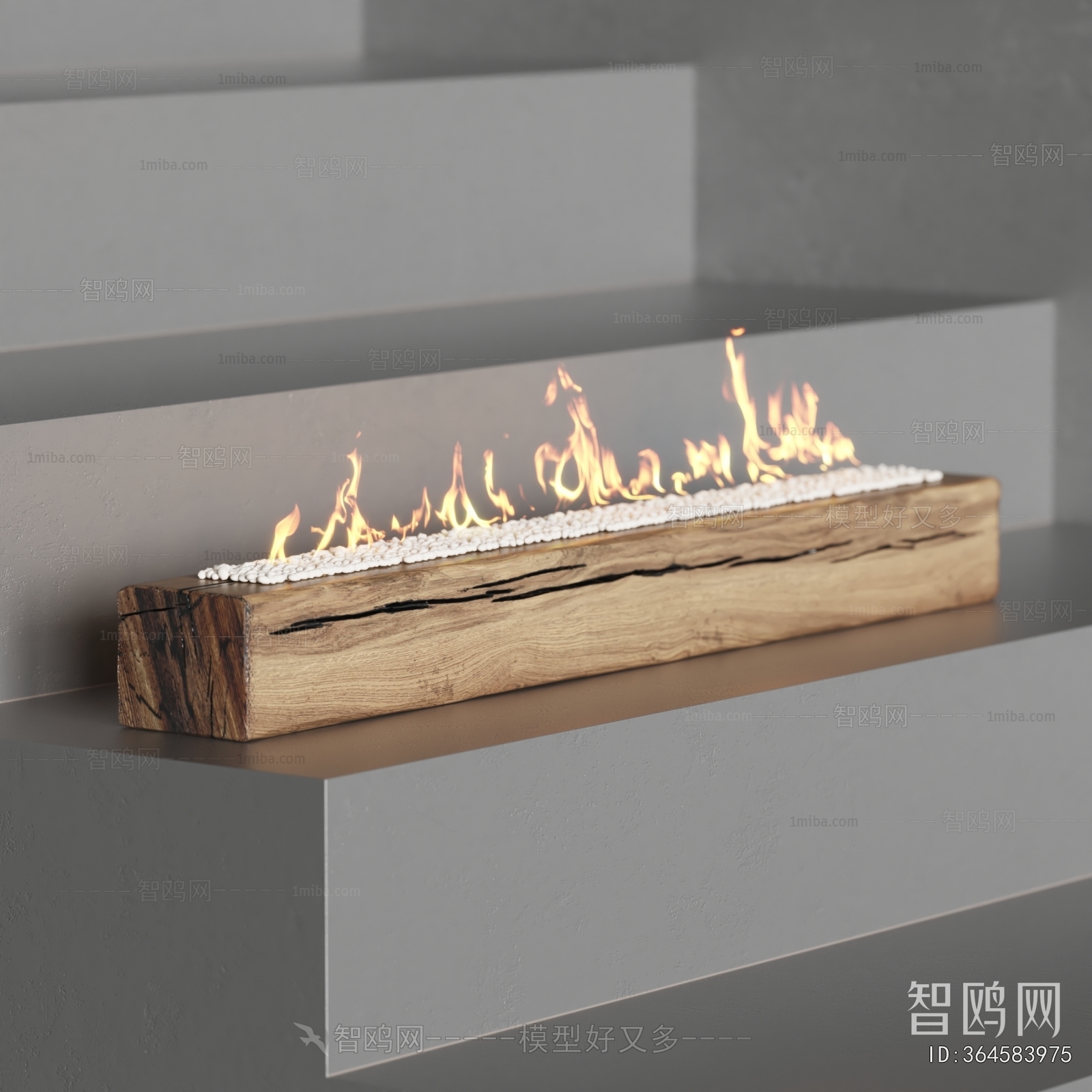 Modern Electronic Fireplace