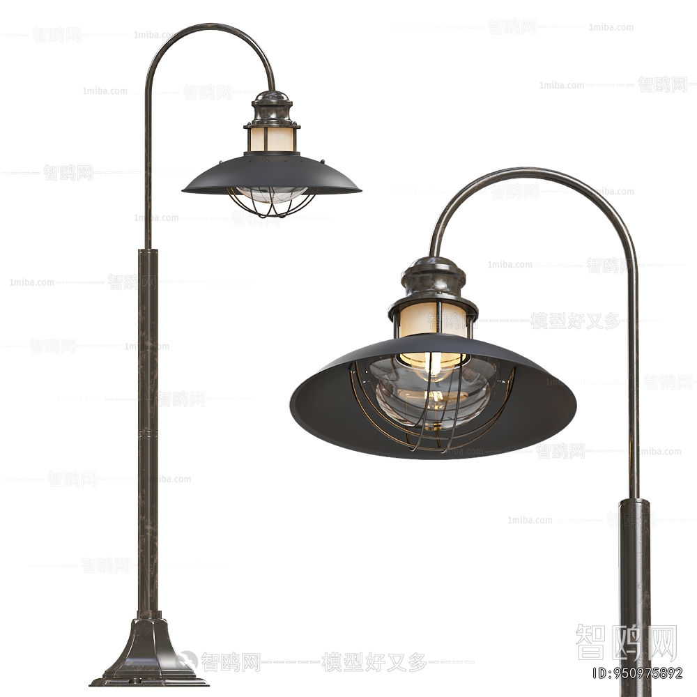 Industrial Style Outdoor Light