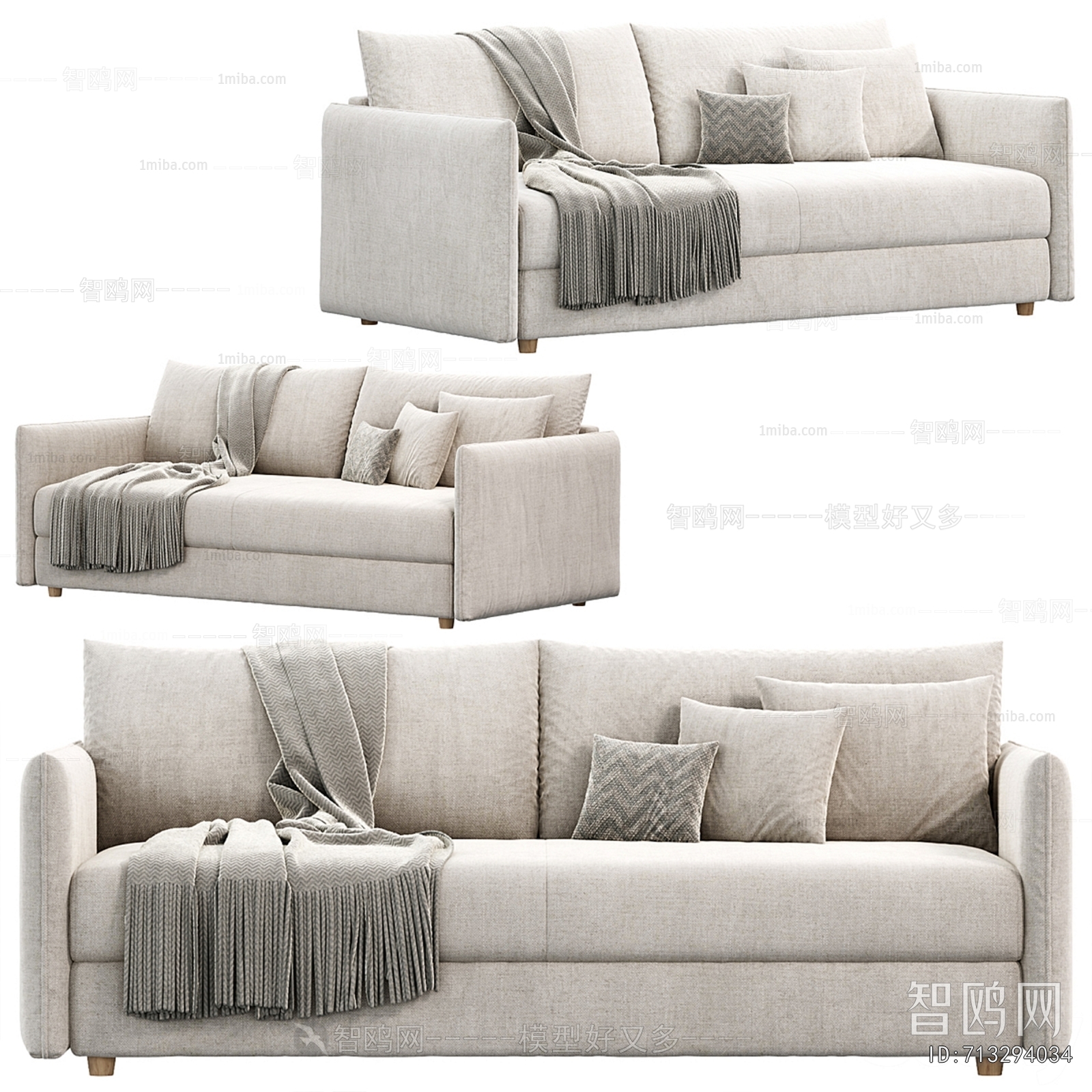 Modern Multi Person Sofa