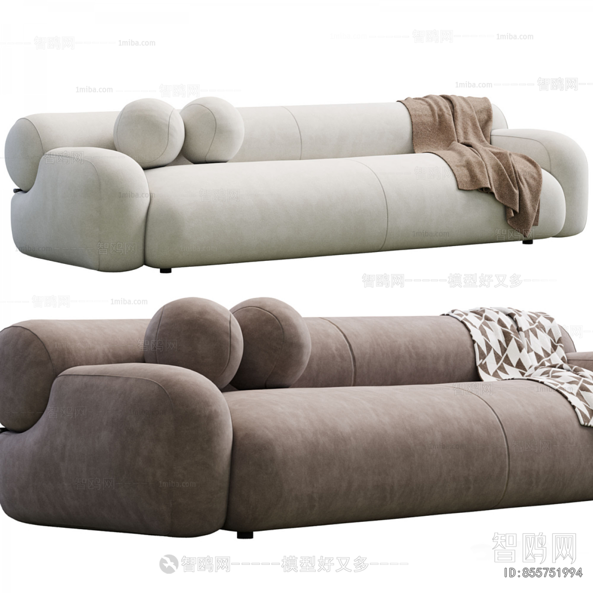 Modern Multi Person Sofa