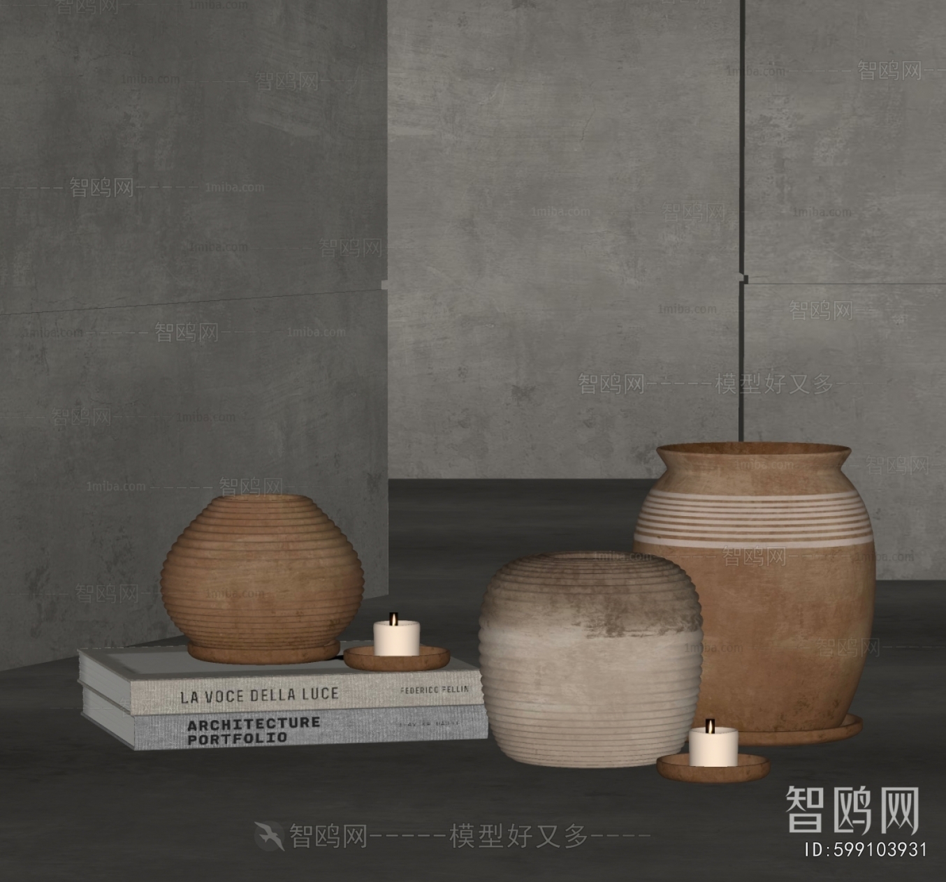 Wabi-sabi Style Decorative Set