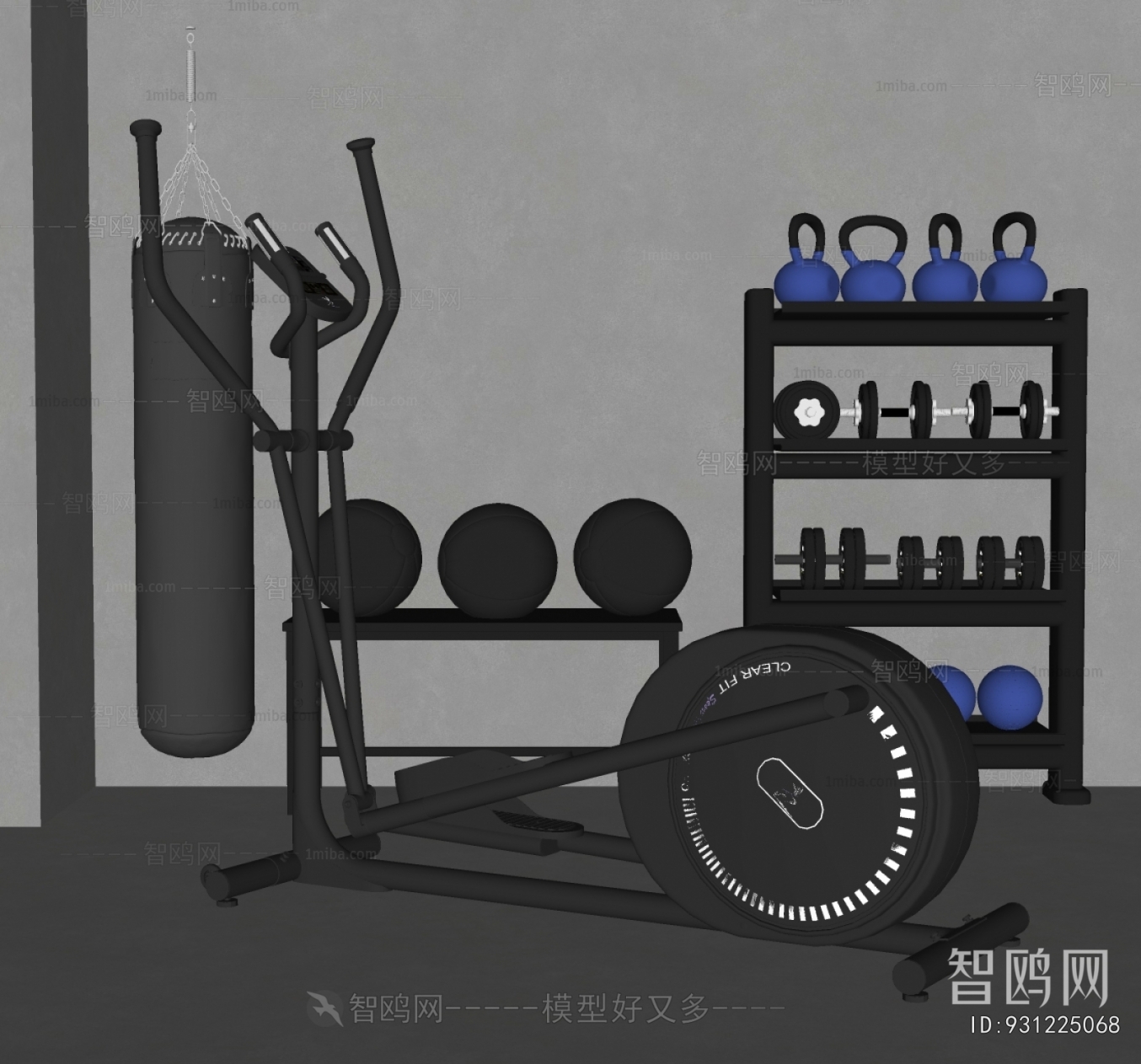 Modern Fitness Equipment