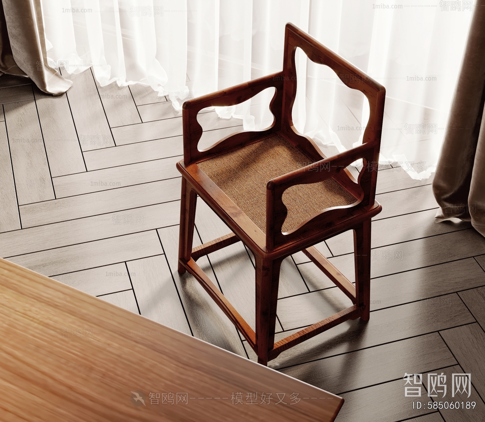 New Chinese Style Lounge Chair