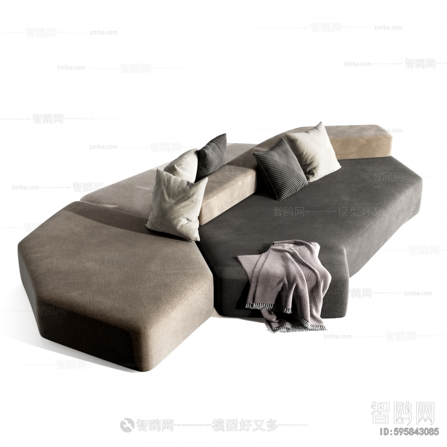 Modern Multi Person Sofa