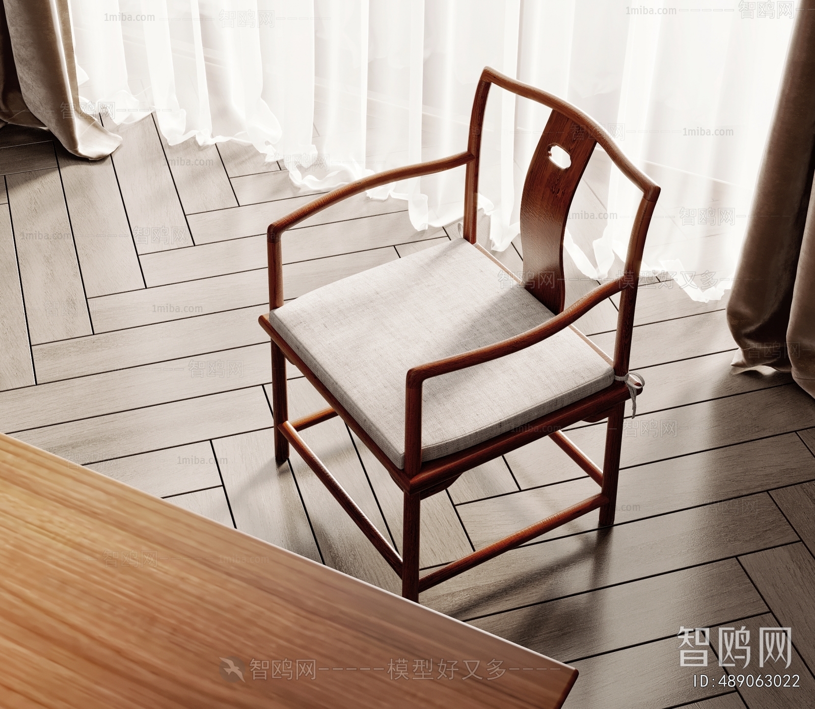 New Chinese Style Lounge Chair