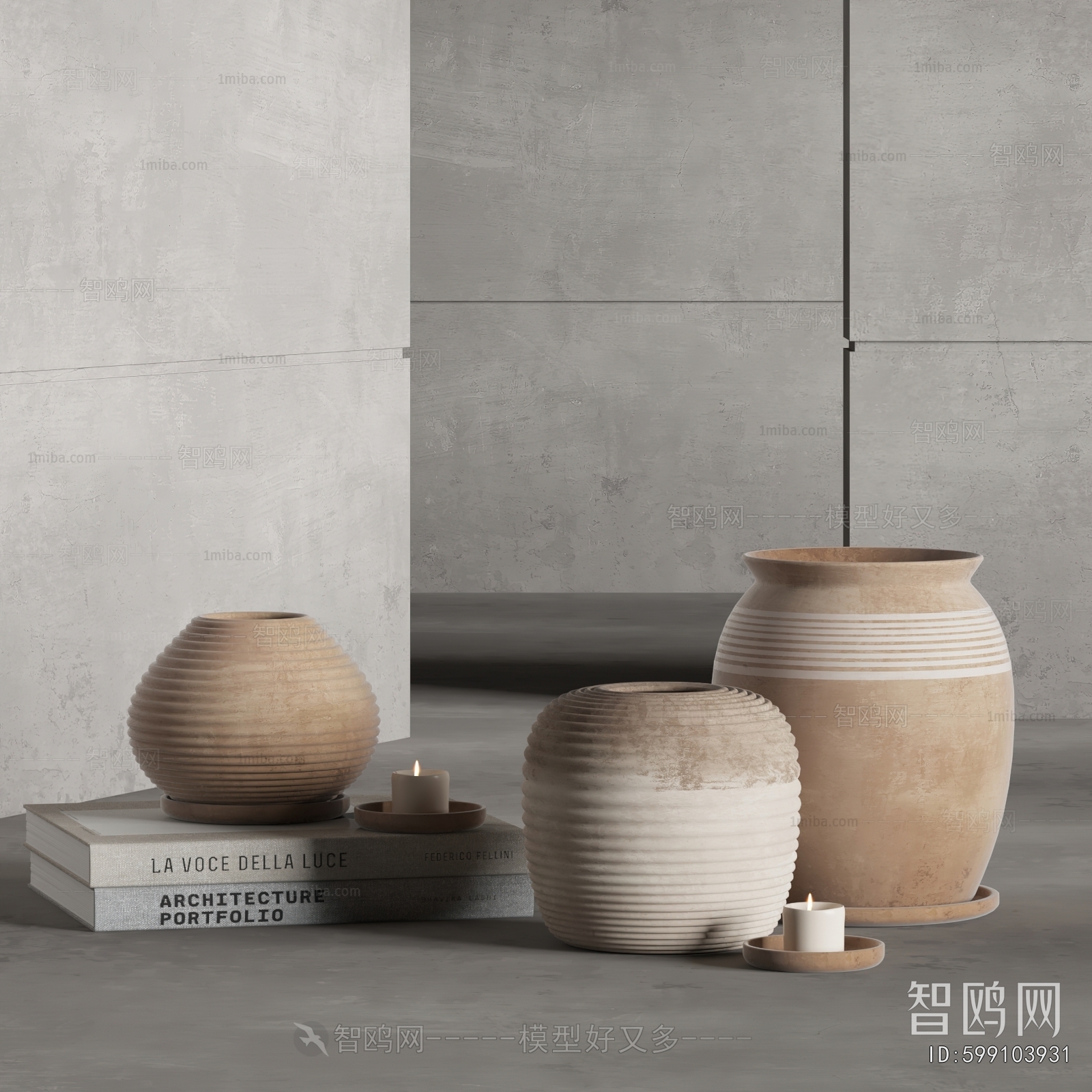 Wabi-sabi Style Decorative Set