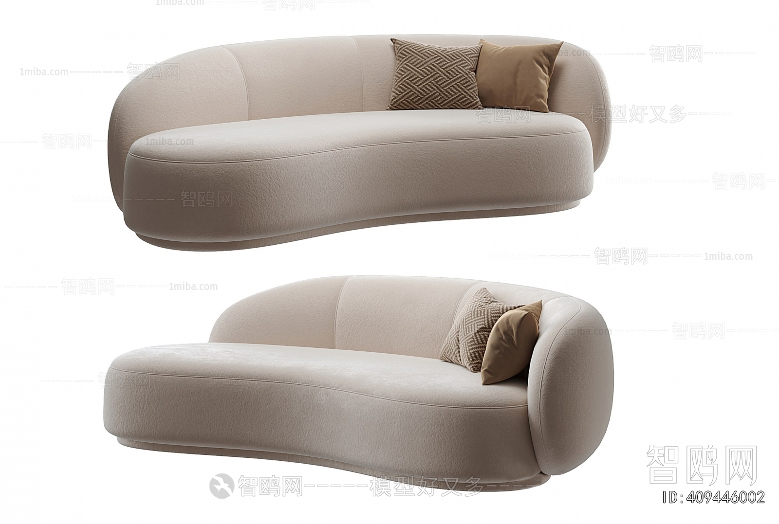 Modern Curved Sofa